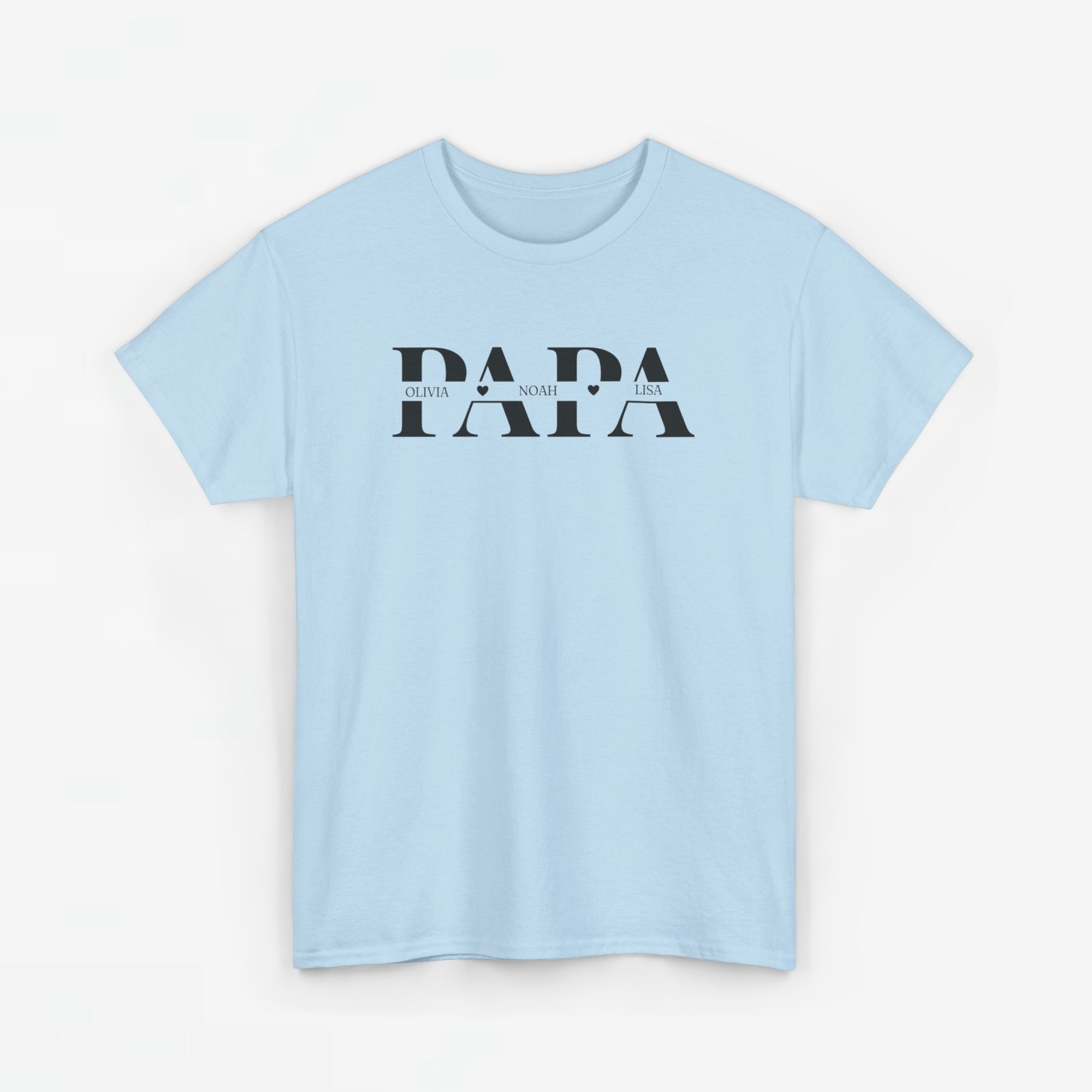 Gepersonaliseerde Vaderdag Papa Cadeau - T-shirt - Papa met namen