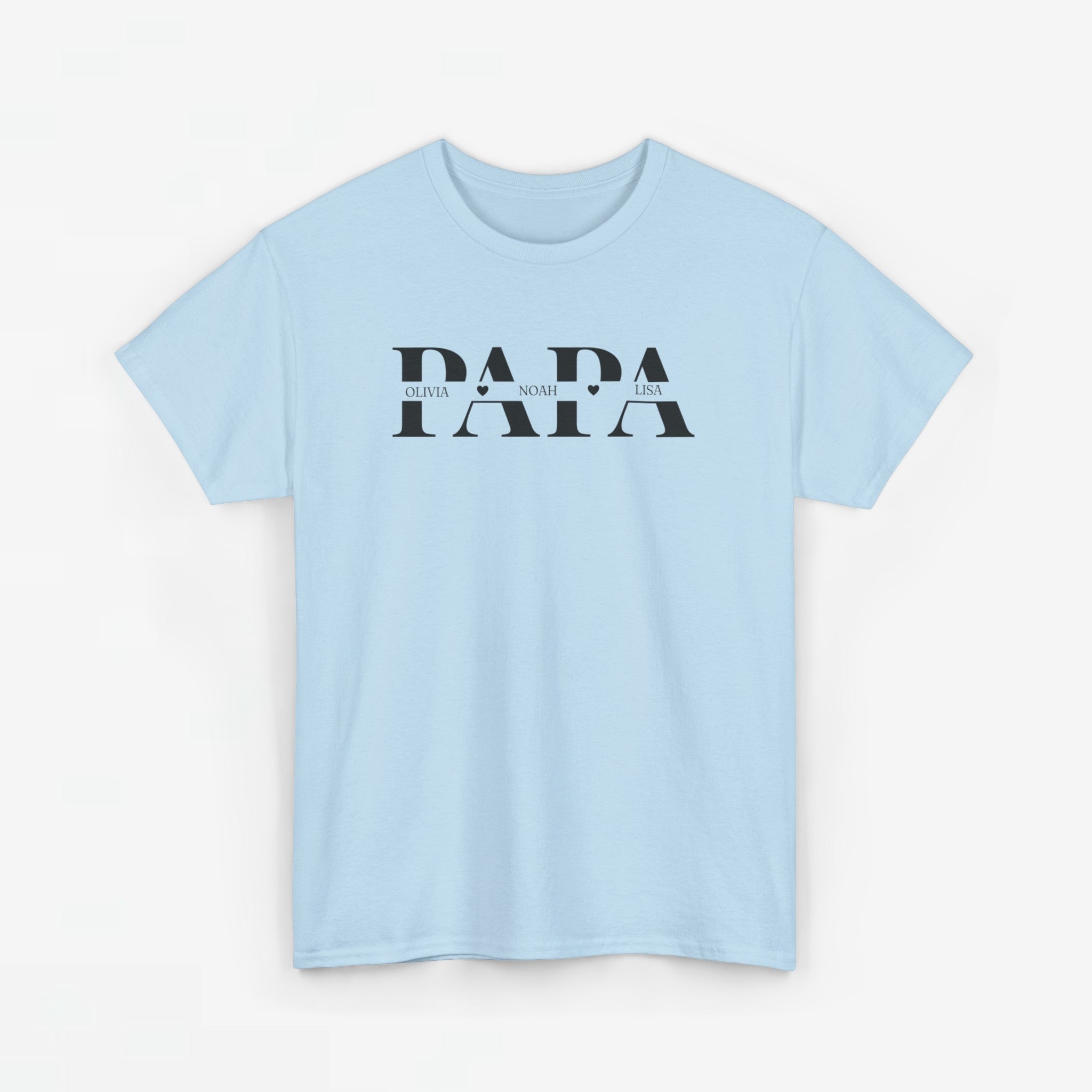 Gepersonaliseerde Vaderdag Papa Cadeau - T-shirt - Papa met namen