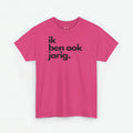 Ik ben ook jarig | Front Print | Koningsdag T-shirt | Oversized