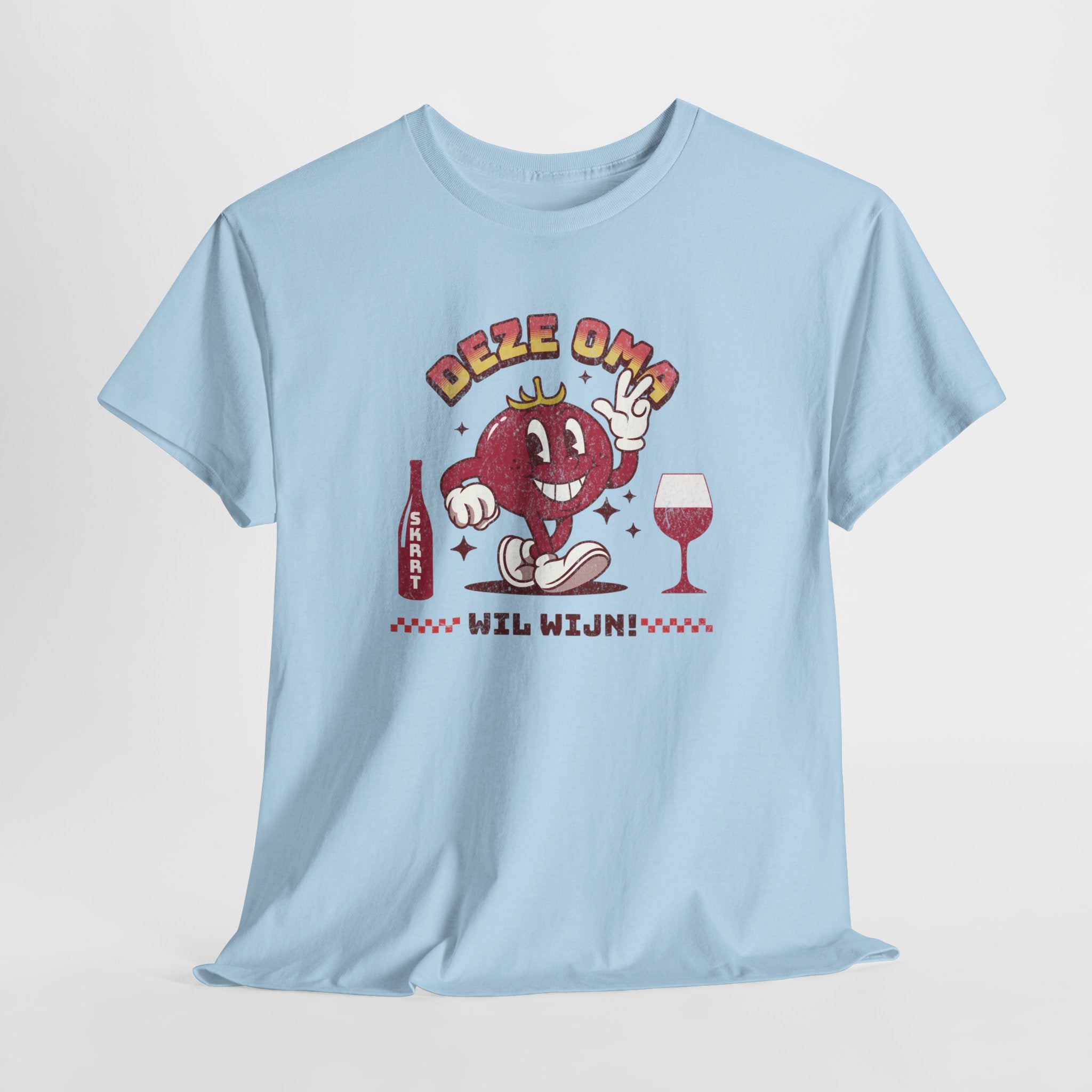 Moederdag Mama Cadeau - T-shirt - Deze Oma Wil Wijn - Oversized - #98