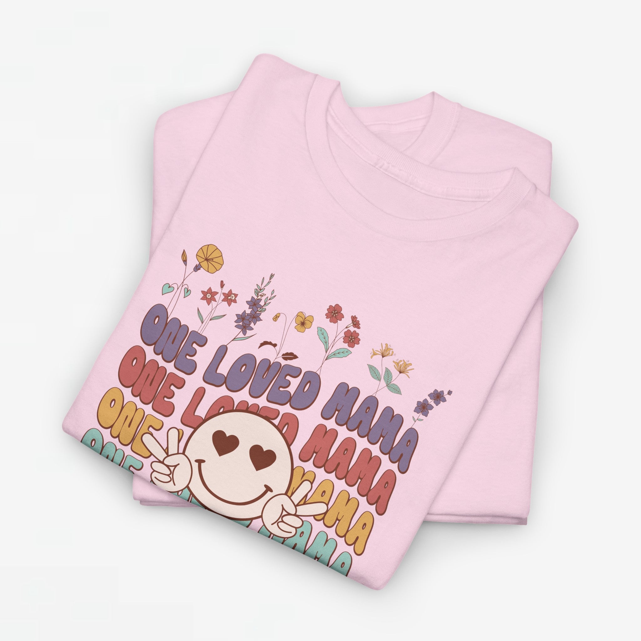 Moederdag Mama Cadeau - T-shirt - One Loved Mama - Oversized - #52