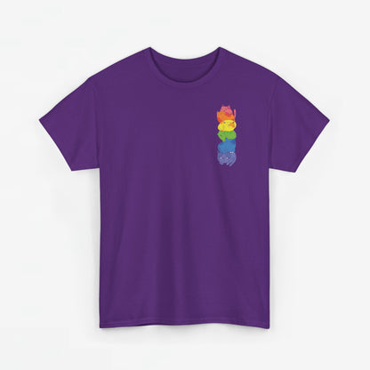 Gay Pride T-shirt - Katten Regenboog - Oversized #39