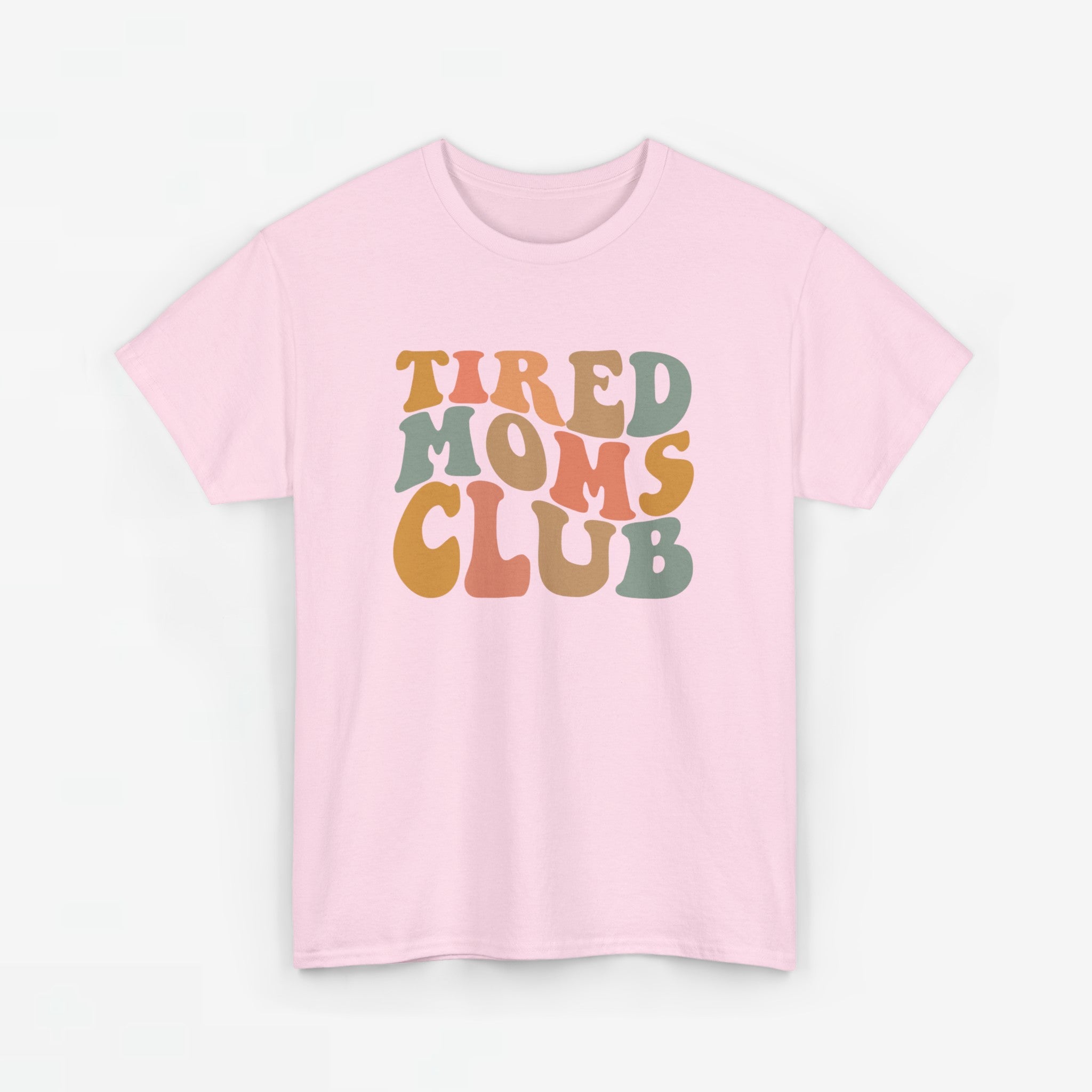 Moederdag Mama Cadeau - T-shirt - Tired Moms Club - Oversized - #67