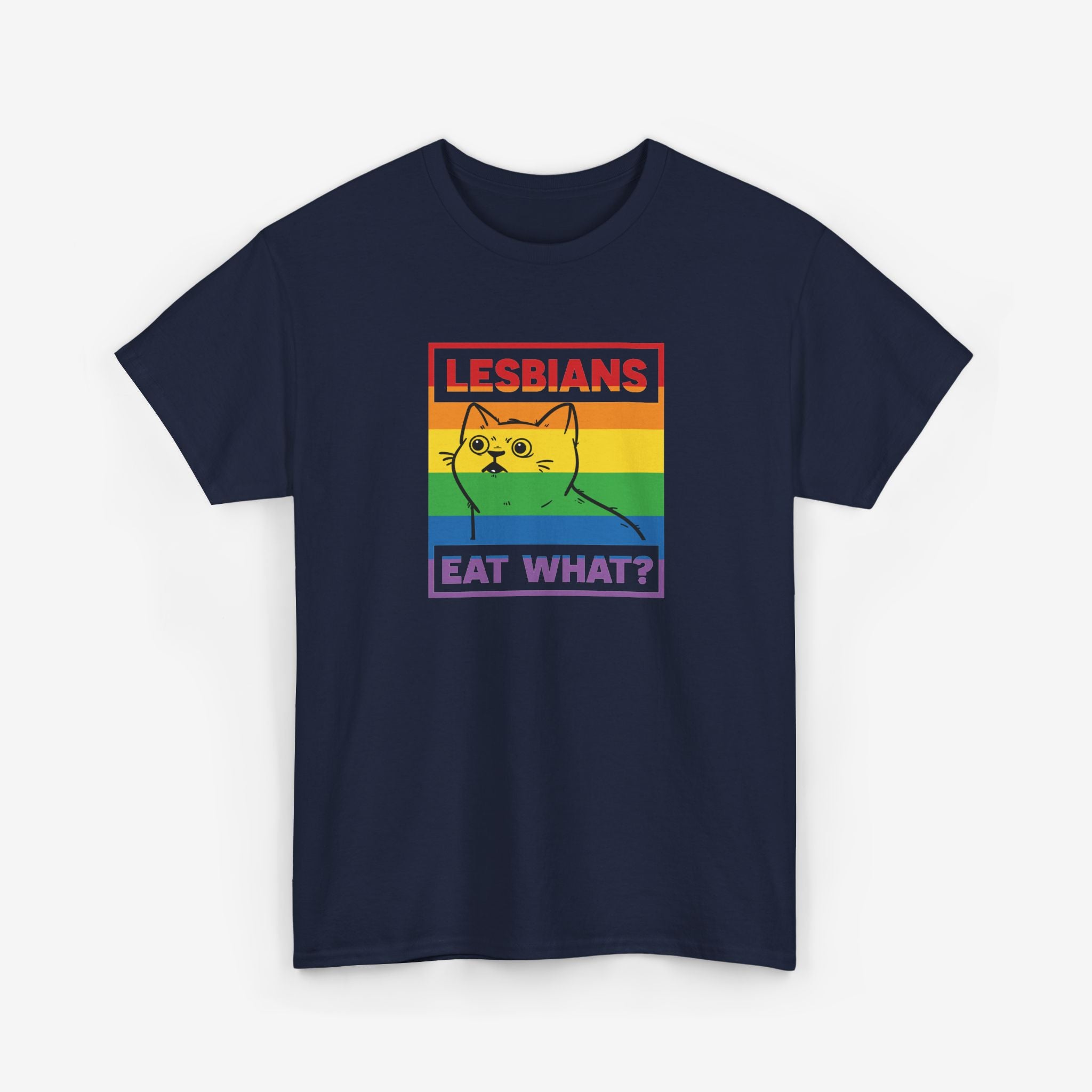 Gay Pride T-shirt - Lesbians Eat What? | SkrrtShirt