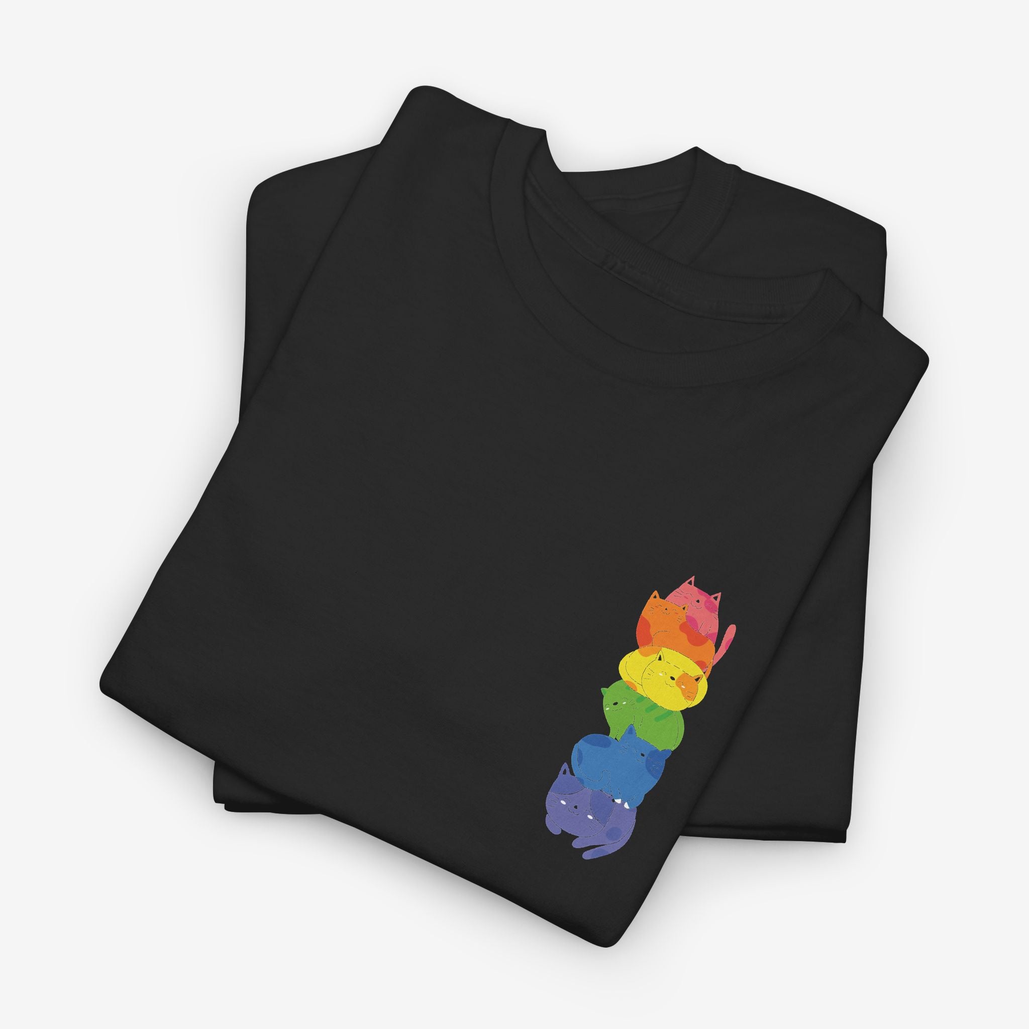 Gay Pride T-shirt - Katten Regenboog | SkrrtShirt