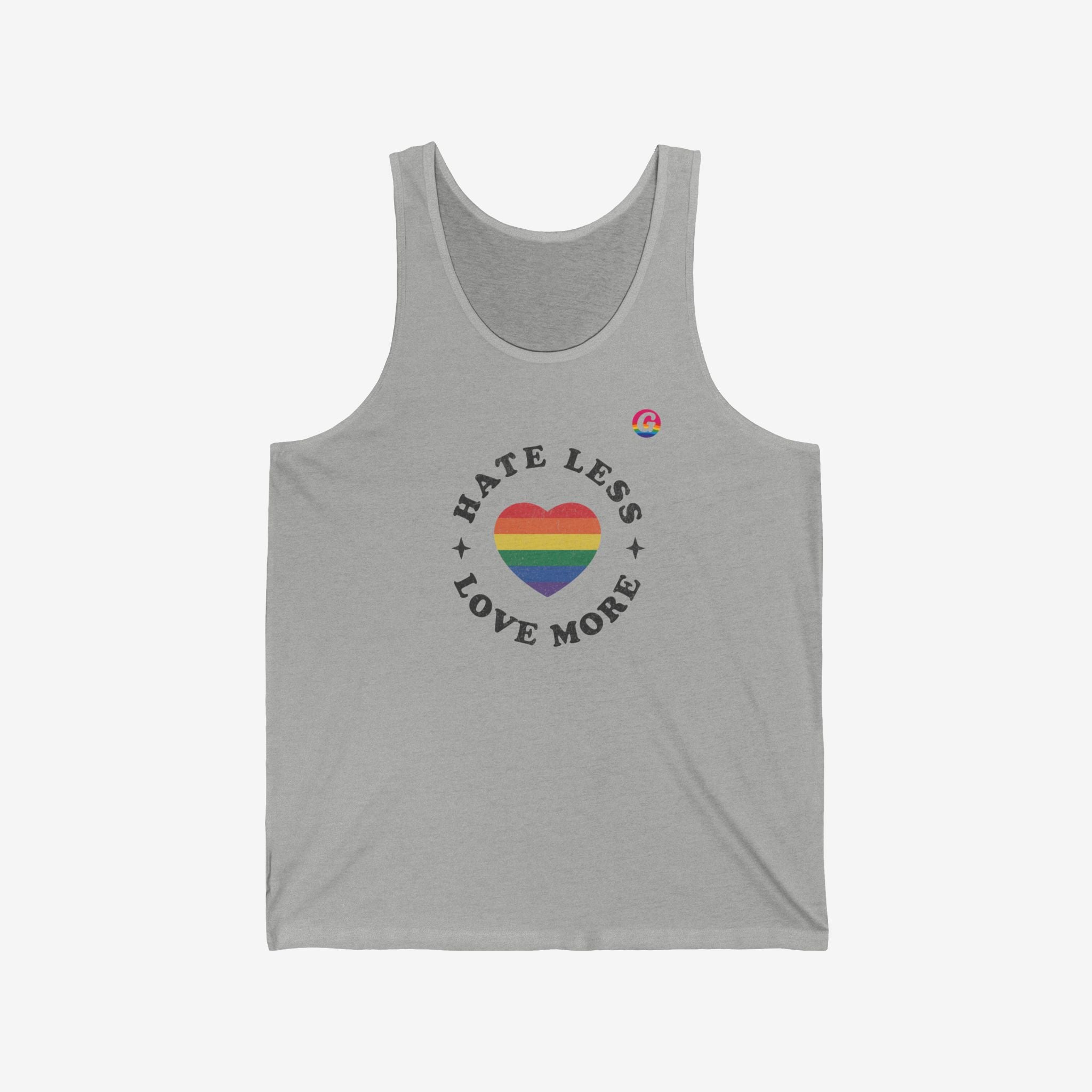 Hate Less Love More T-Shirt – GayGranCanarias Collab | SkrrtShirt