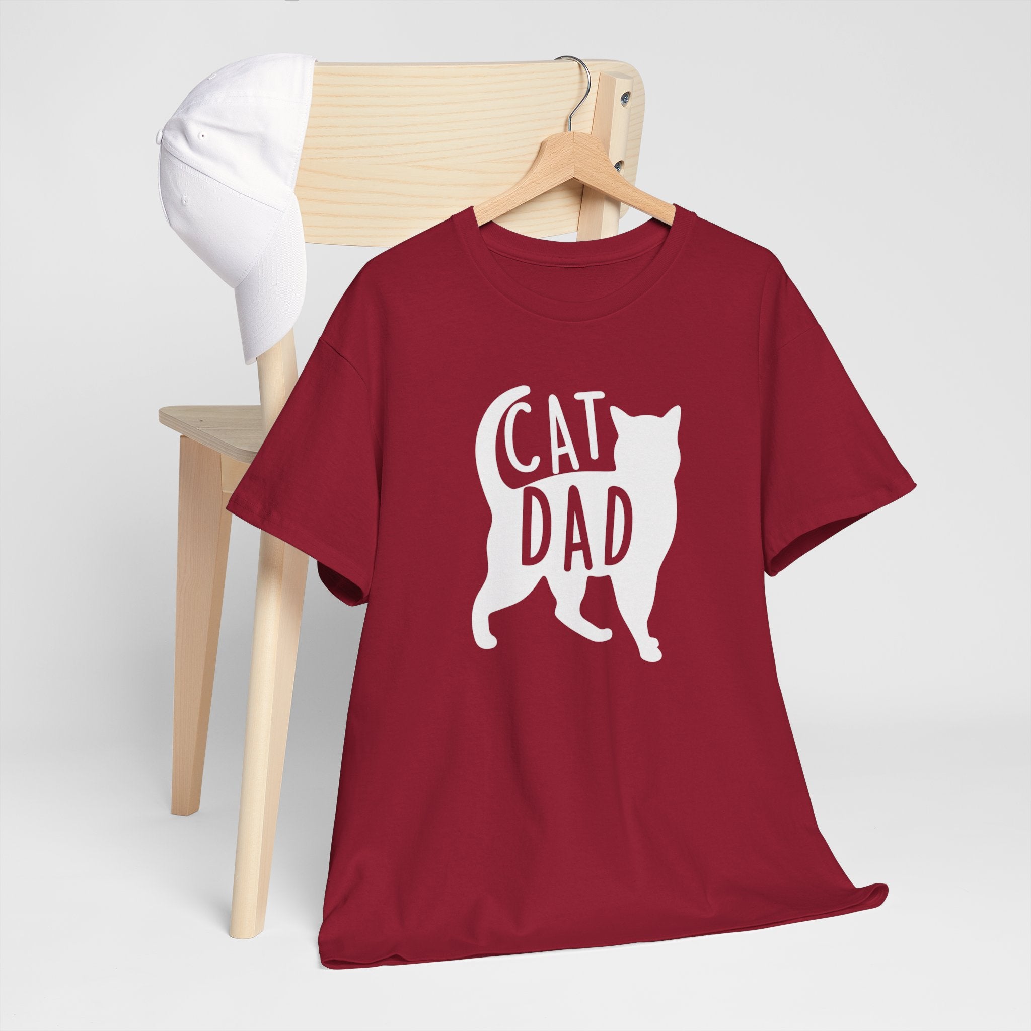 Vaderdag Papa Cadeau - T-shirt - Cat Dad - Oversized #26