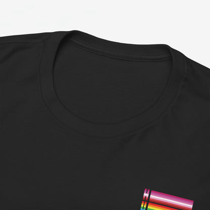 Gay Pride T-shirt - LGBTQ+ Vlag Human - Back Print - Oversized #12