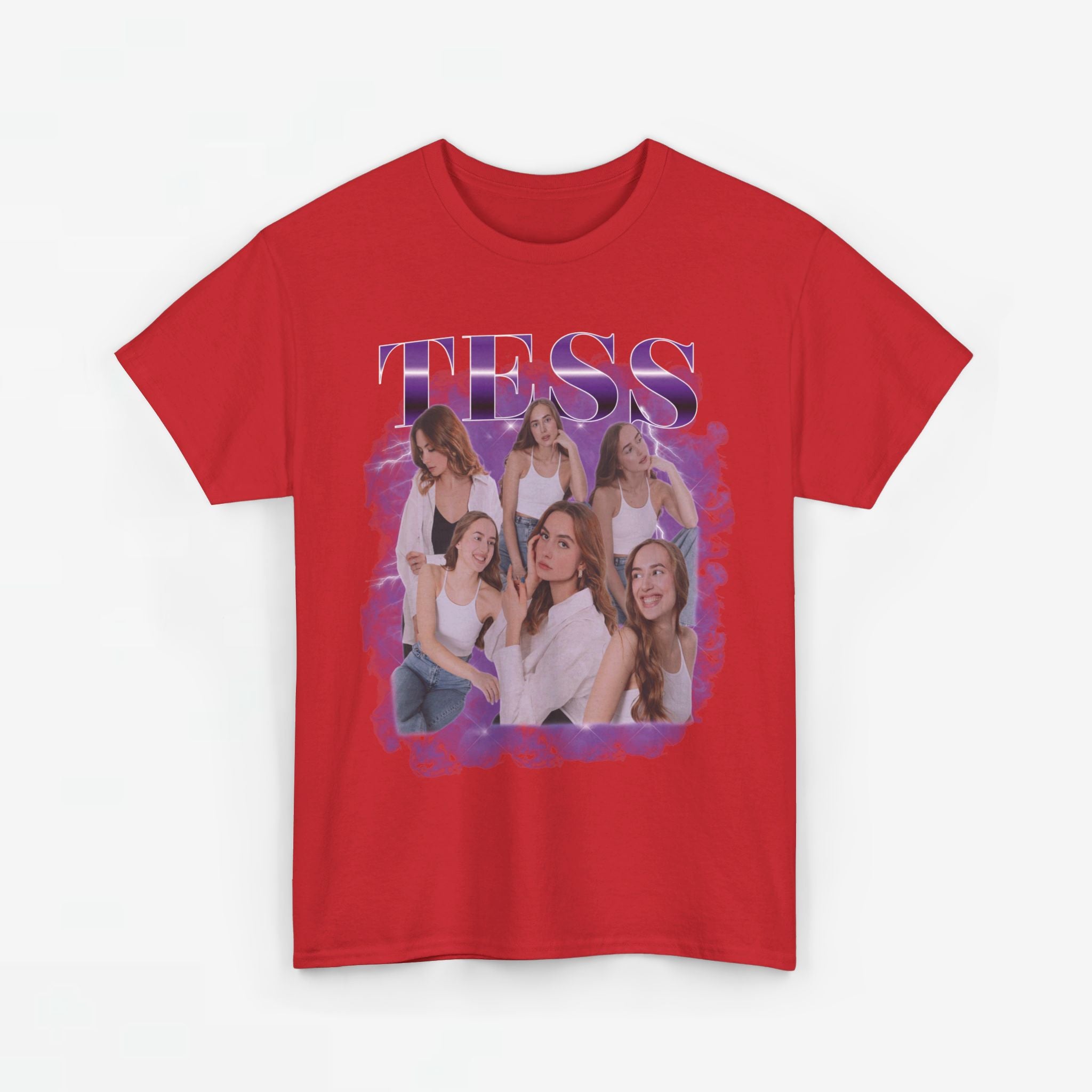 Gepersonaliseerde Cadeau - Vriendin/Vrouw Foto T-shirt - Grappige 90s Bootleg Shirt