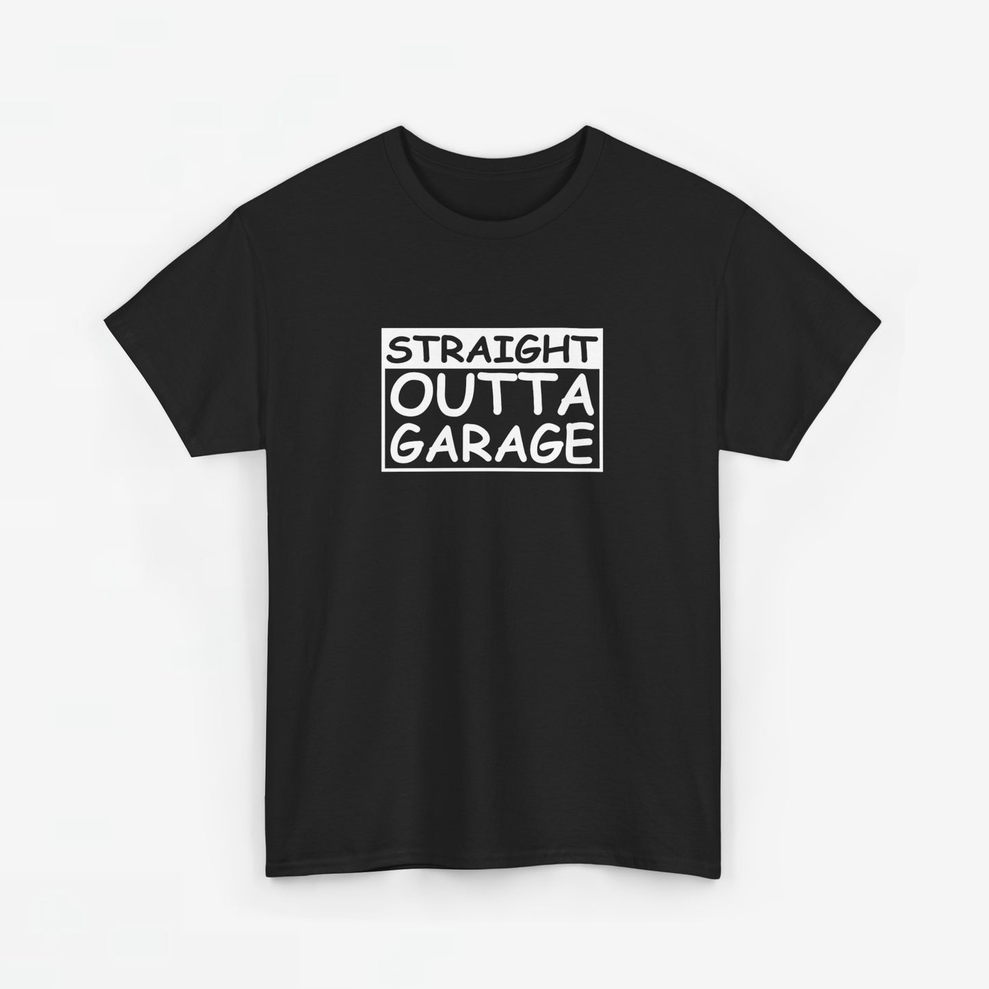 Vaderdag Papa Cadeau - T-shirt - Straight Outta Garage - Oversized #59