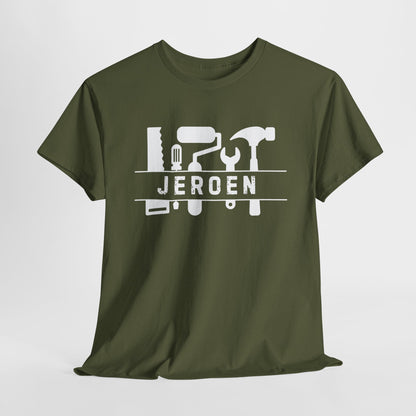 Gepersonaliseerde Vaderdag Papa Cadeau - T-shirt - Klusser Met Naam