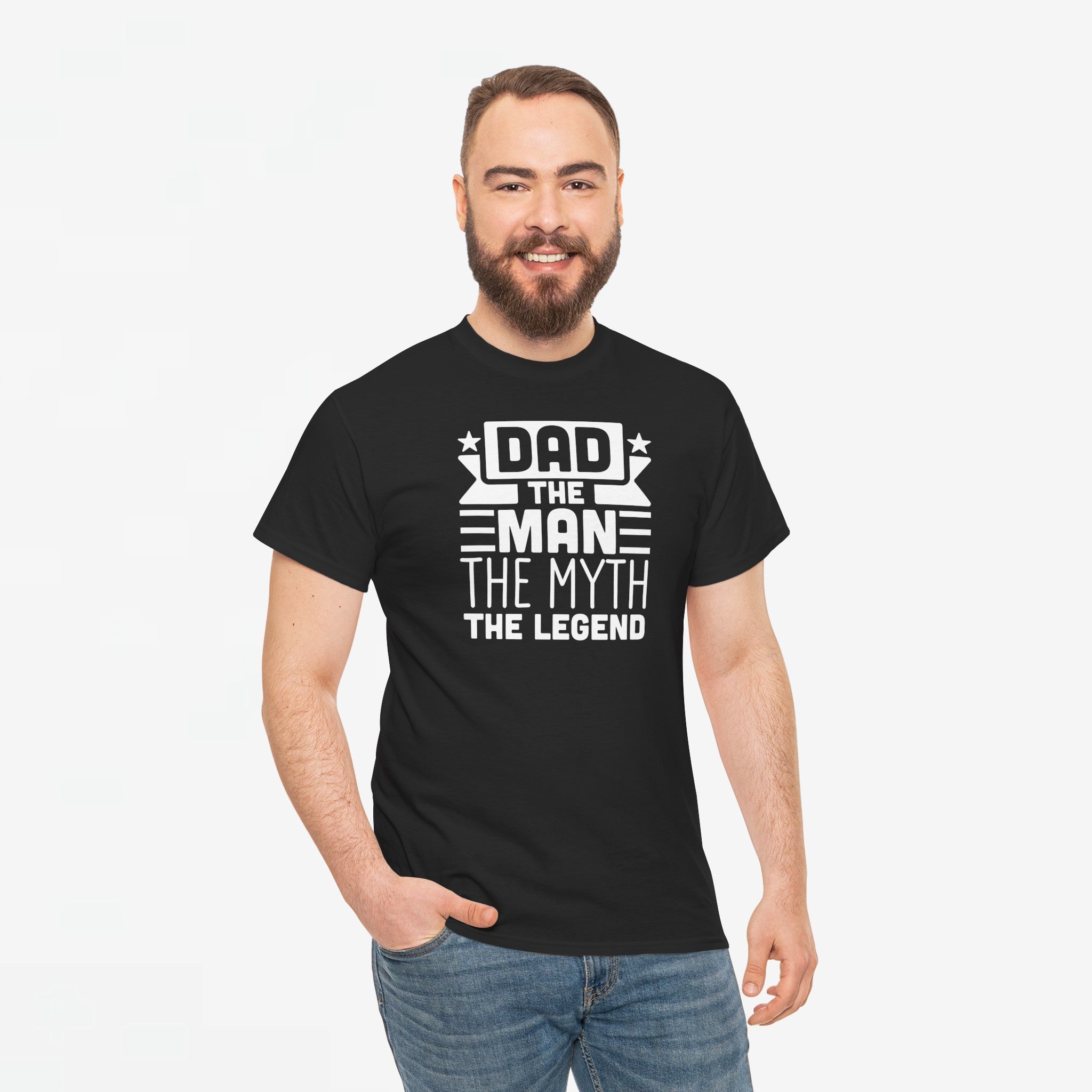 Vaderdag Papa Cadeau - T-shirt - Dad, The Man, The Myth, The Legend - Oversized #14