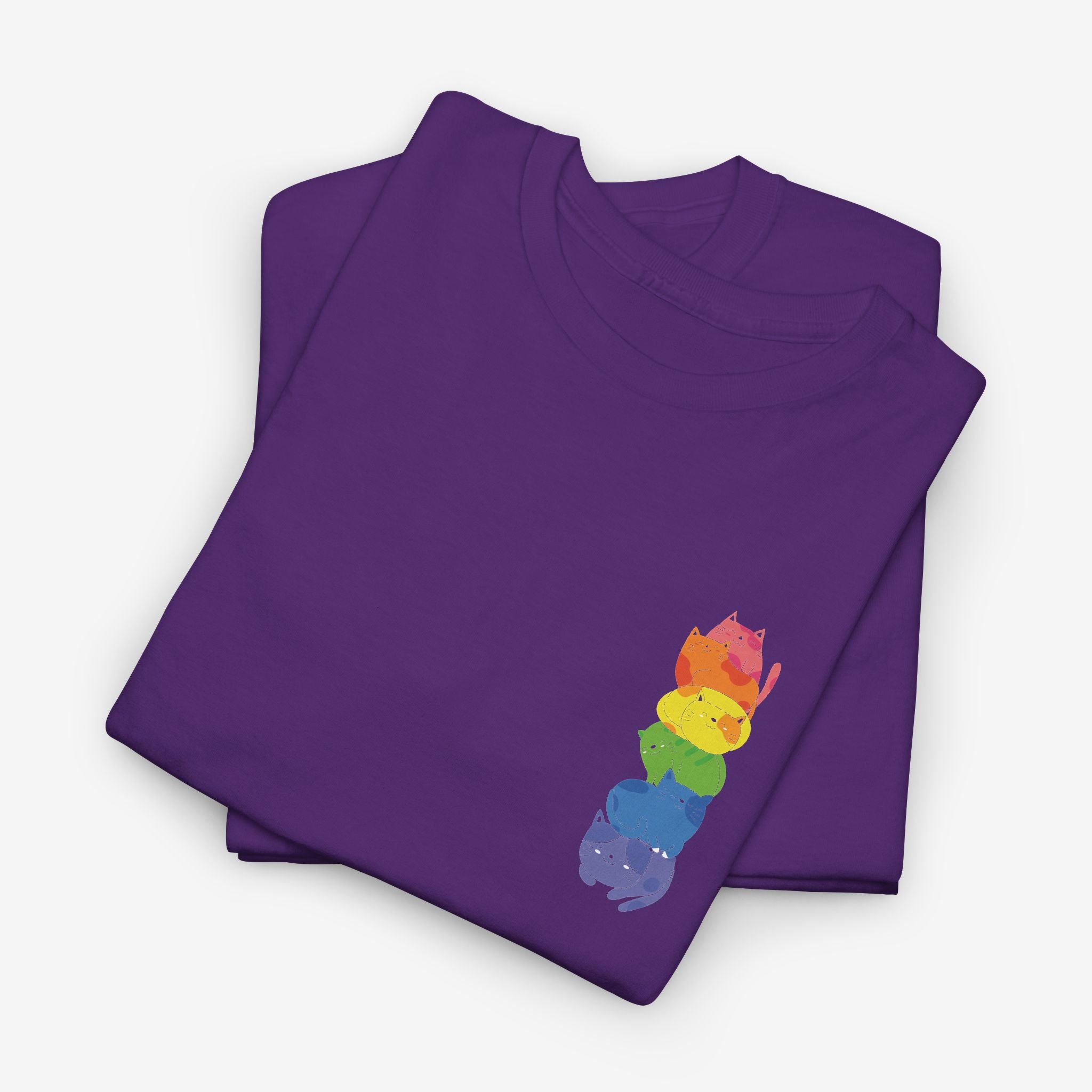 Gay Pride T-shirt - Katten Regenboog | SkrrtShirt