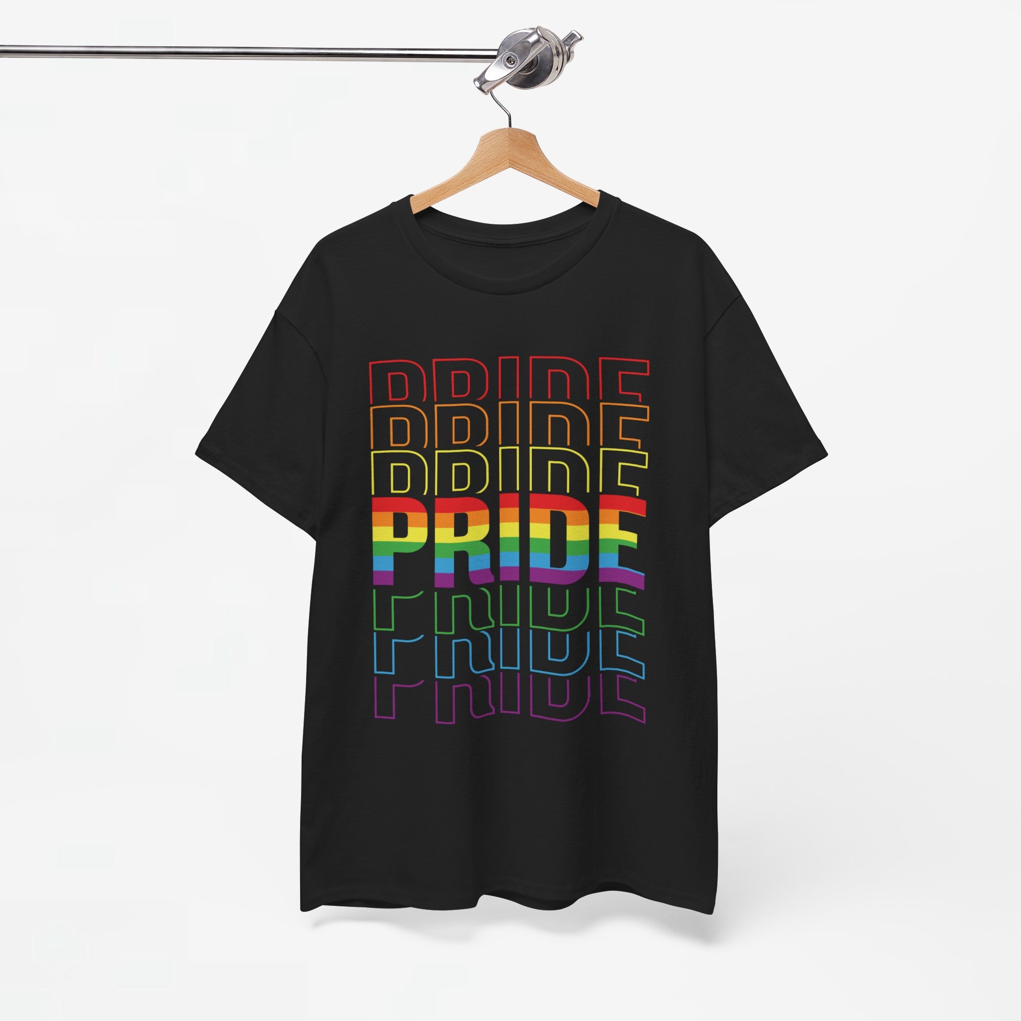 Gay Pride T-shirt - Pride Tekst - Oversized #51