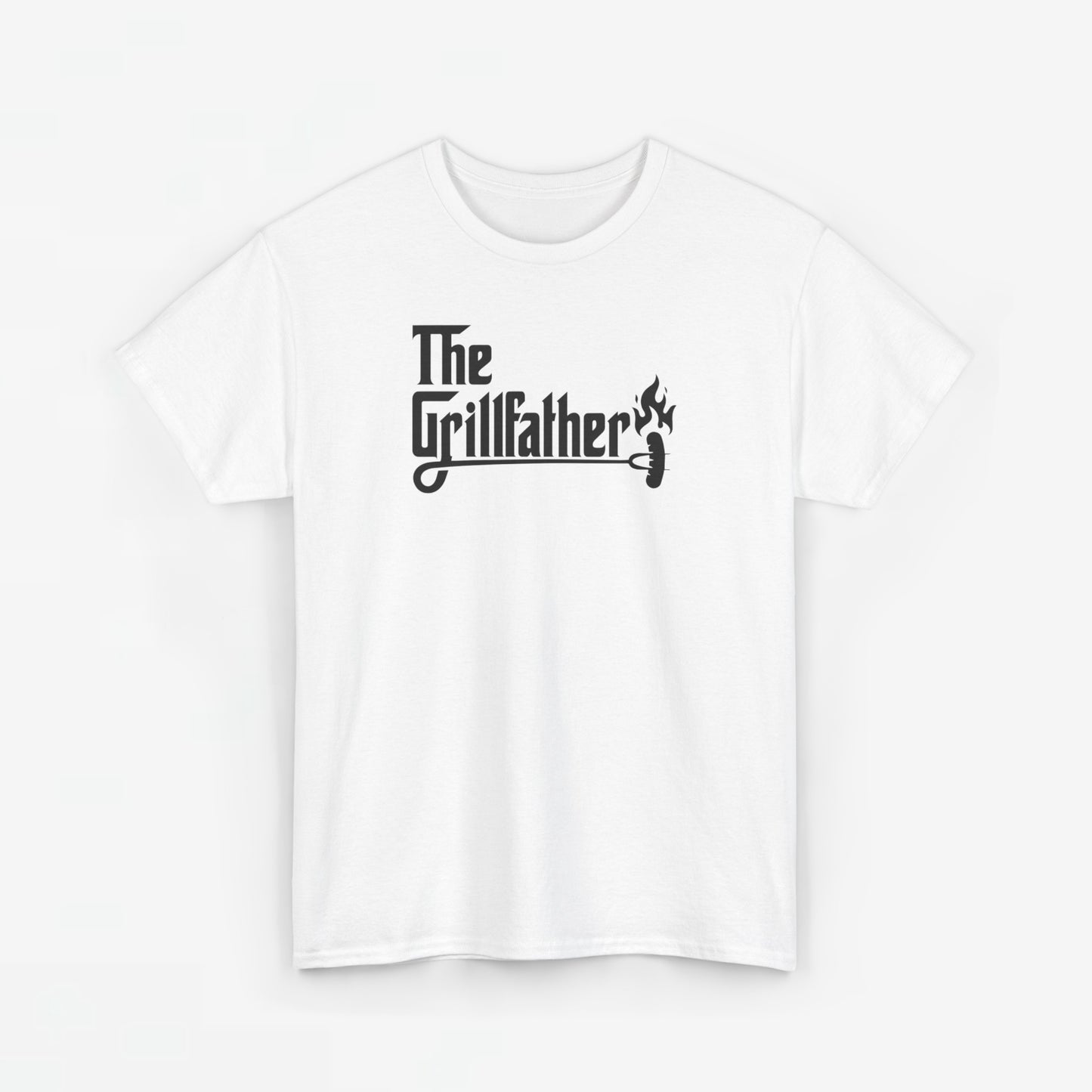 Vaderdag Papa Cadeau - T-shirt - The Grillfather (zwarte tekst) Oversized #2