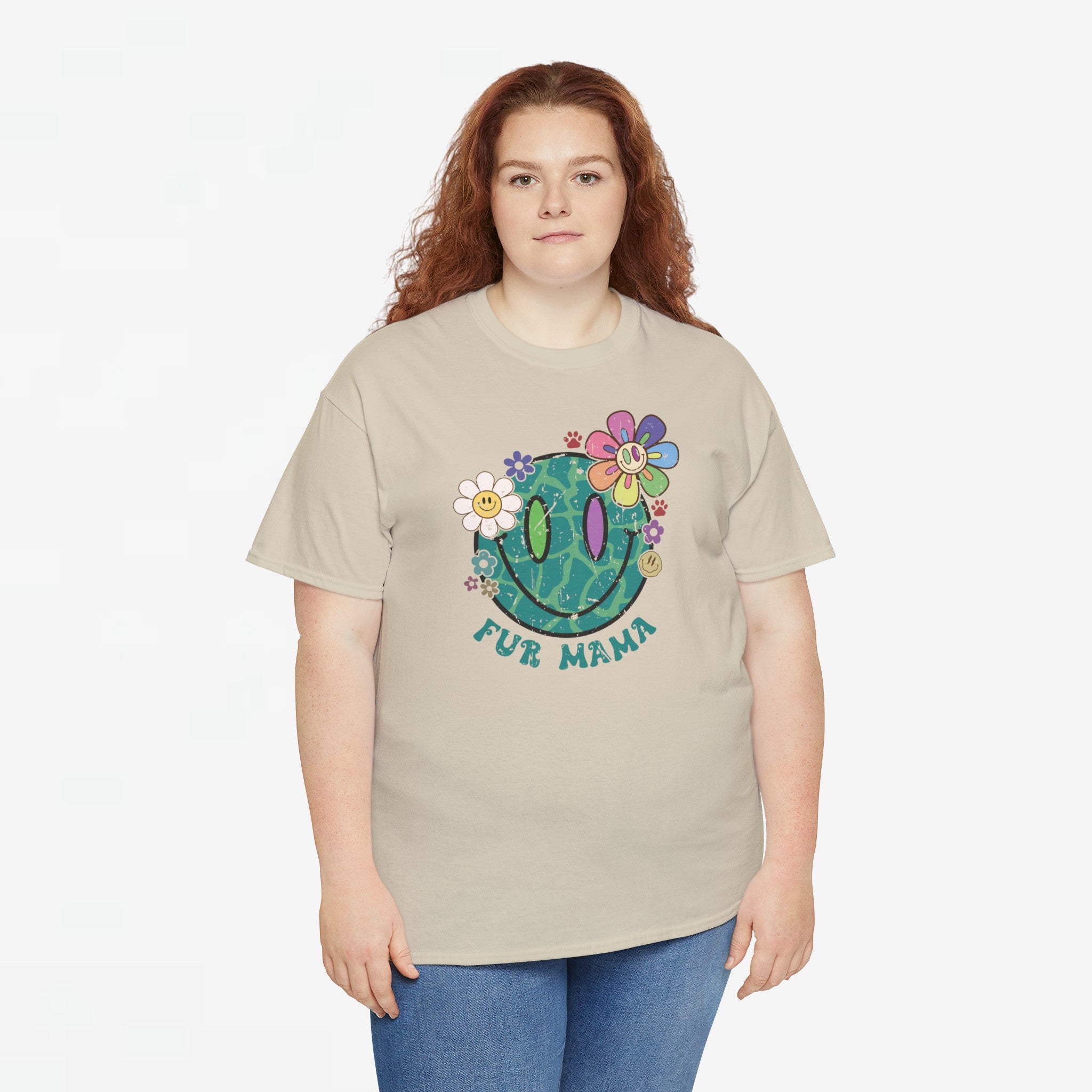 Moederdag Mama Cadeau - T-shirt - Fur Mama - Oversized - #59