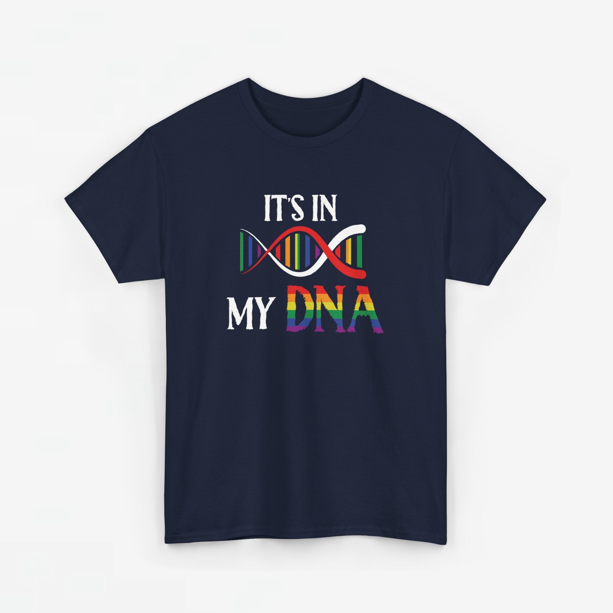 Gay Pride T-shirt - It's In My DNA - Oversized #48