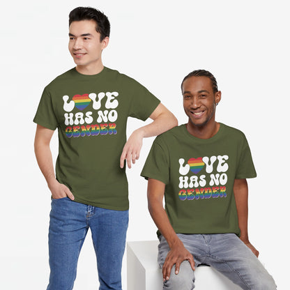 Gay Pride T-shirt - Love Has No Gender - Oversized #20