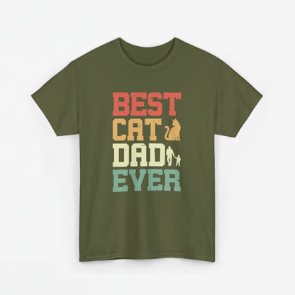 Vaderdag Papa Cadeau - T-shirt - Best Cat Dad Ever - Oversized #33