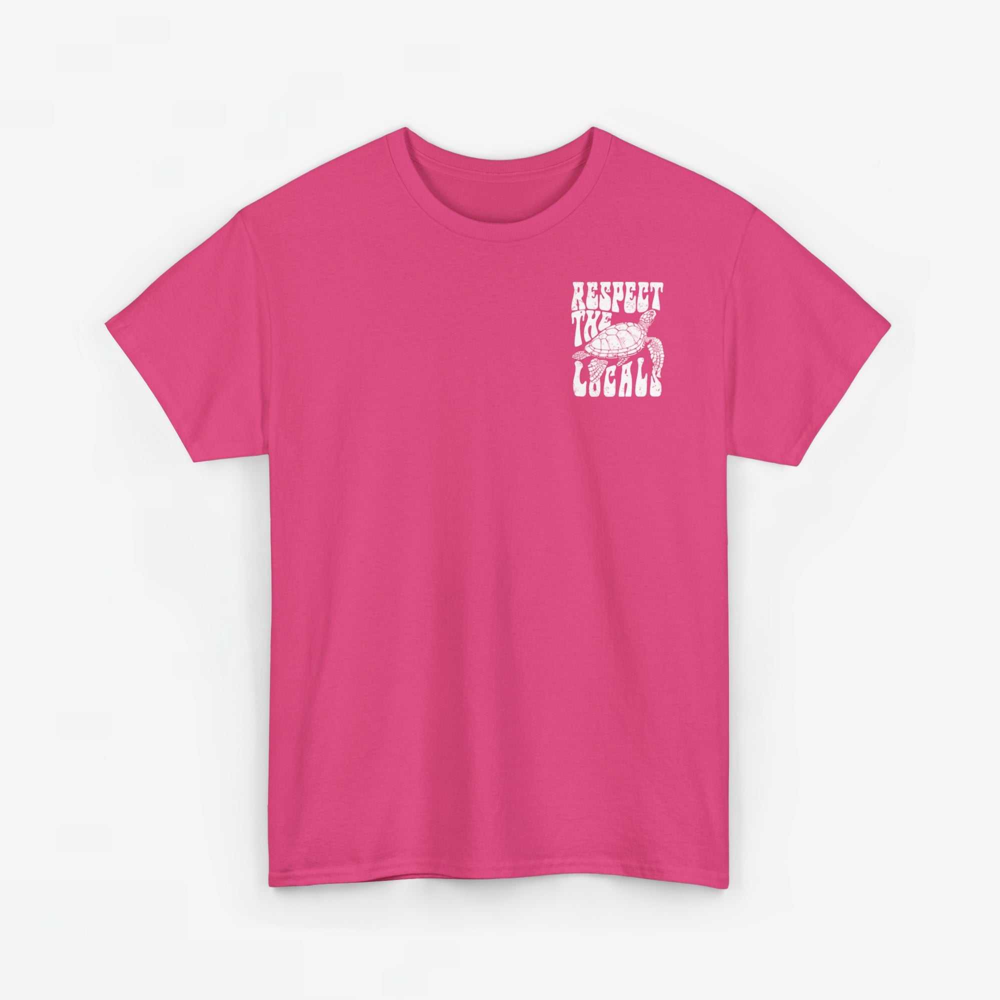 Zomer T-shirt voor Heren - Skrrtshirt Zomervakantie Oversized Tee #12 - Respect the locals
