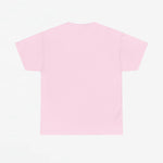 Roze T-shirt achterzijde, effen zonder print