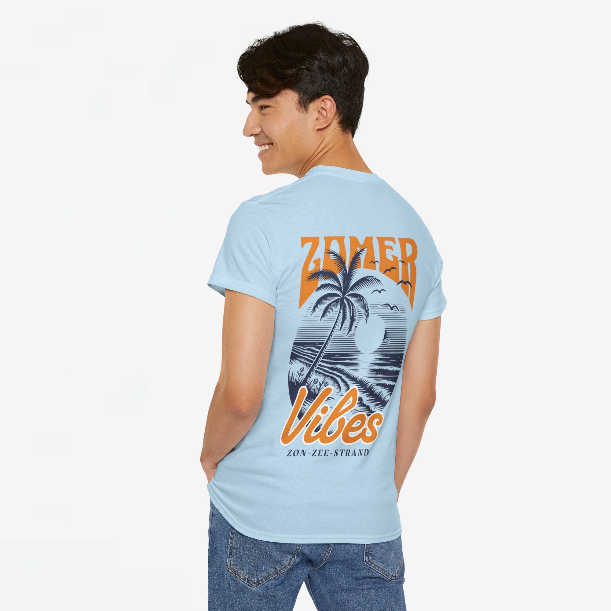 Zomer T-shirt voor Heren - Skrrtshirt Zomervakantie Oversized Tee #2 - Zomer Vibes
