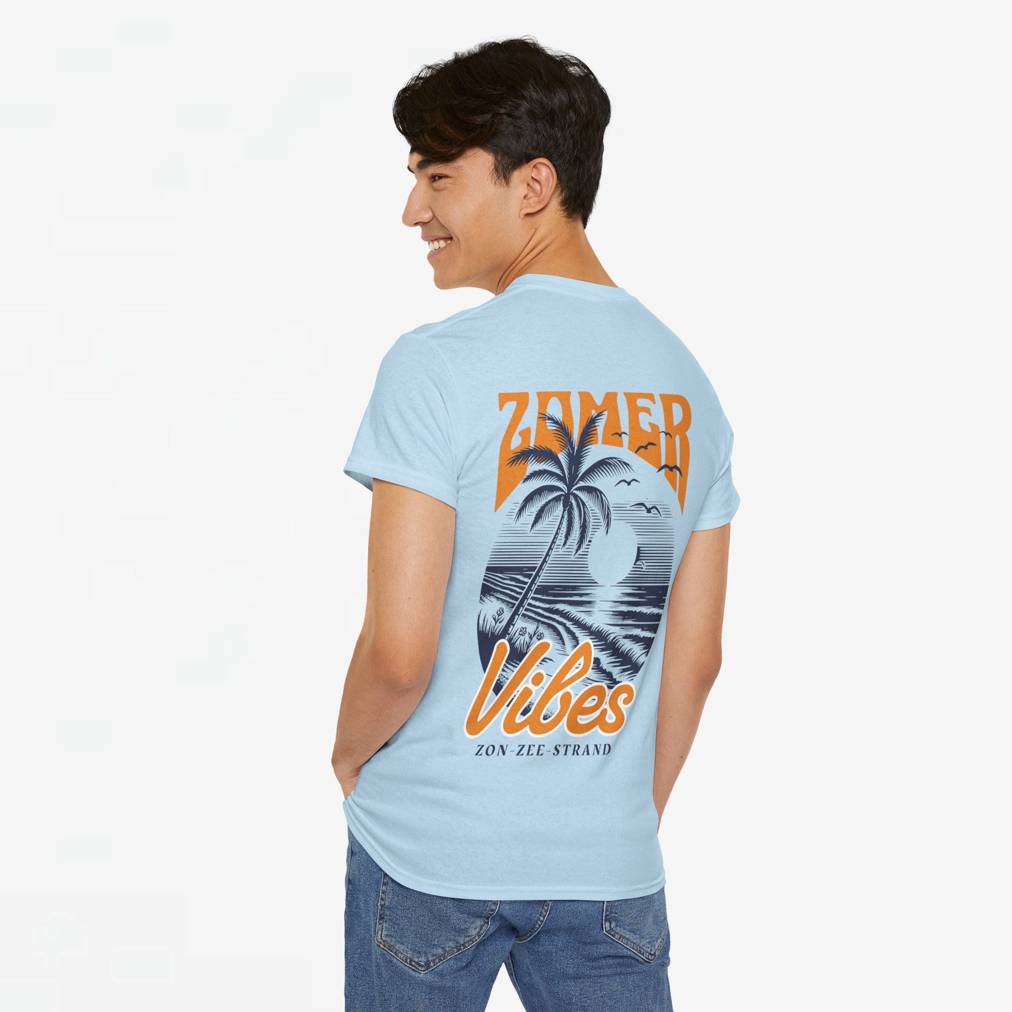 Zomer T-shirt voor Heren - Skrrtshirt Zomervakantie Oversized Tee #2 - Zomer Vibes