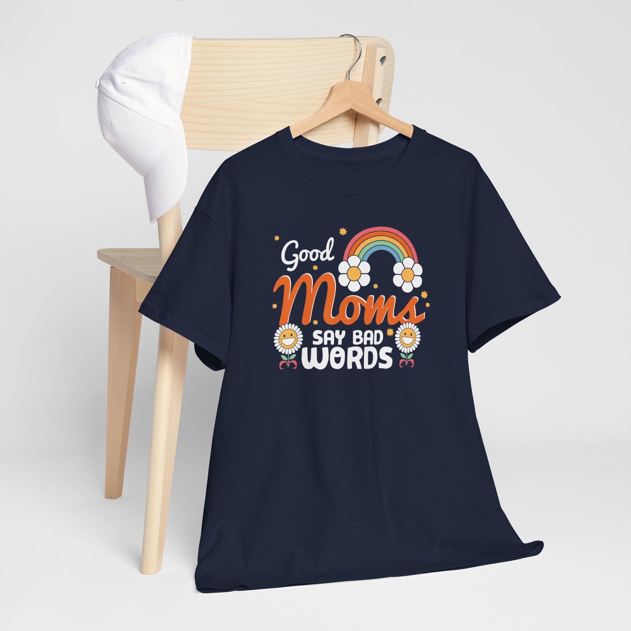 Moederdag Mama Cadeau - T-shirt - Good Moms Say Bad Words - Oversized - #38