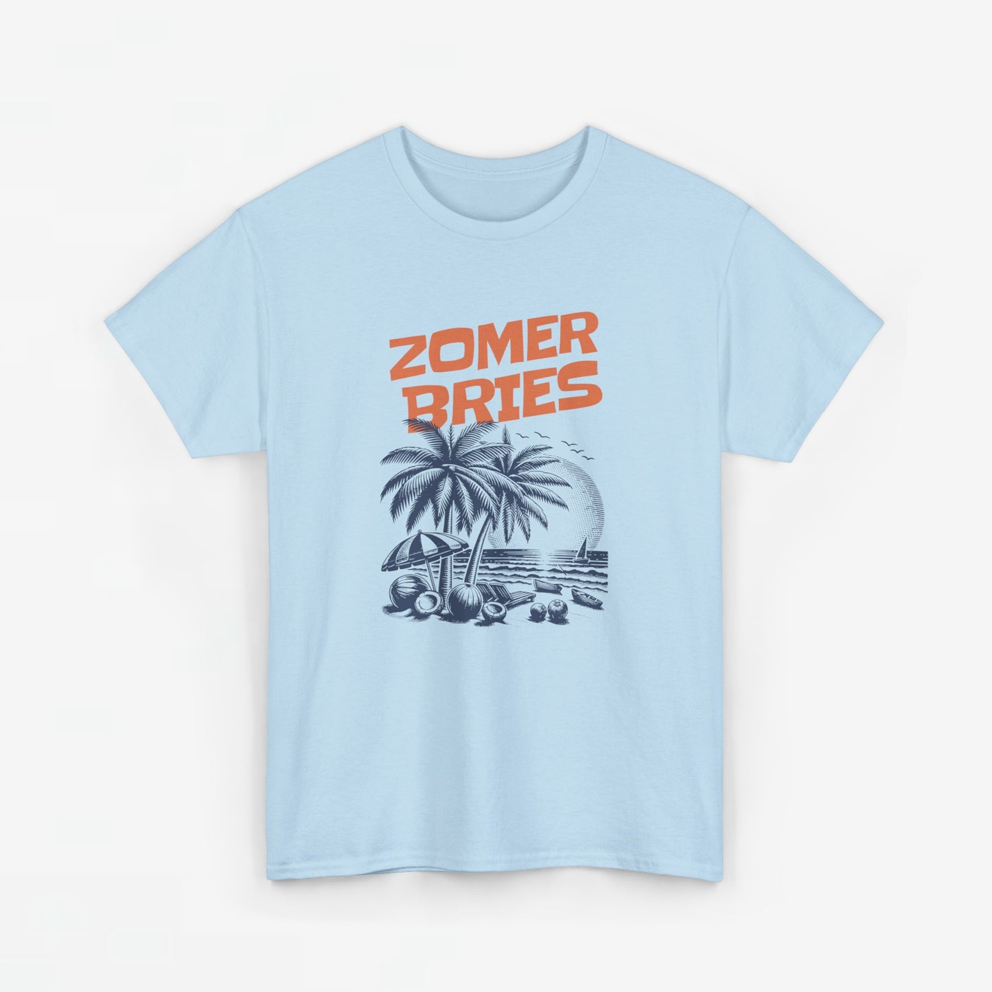 Dames Zomer Oversized T-shirt met print - Zomer Bries