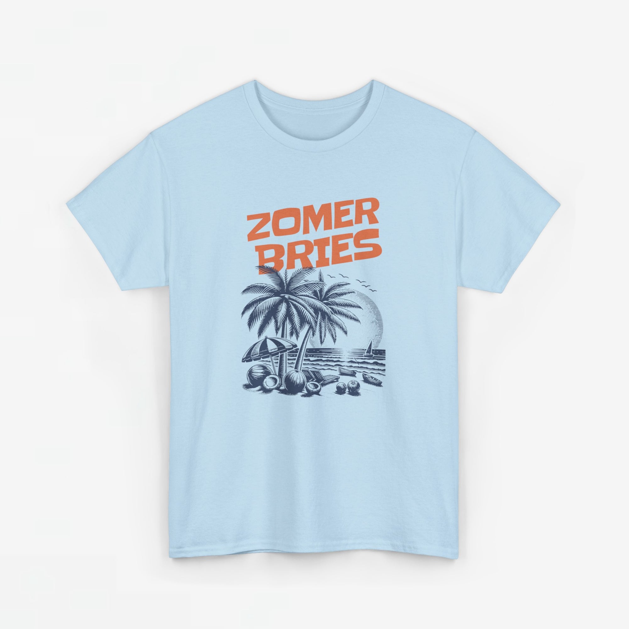 Heren Zomer Oversized T-shirt met print - Zomer Bries