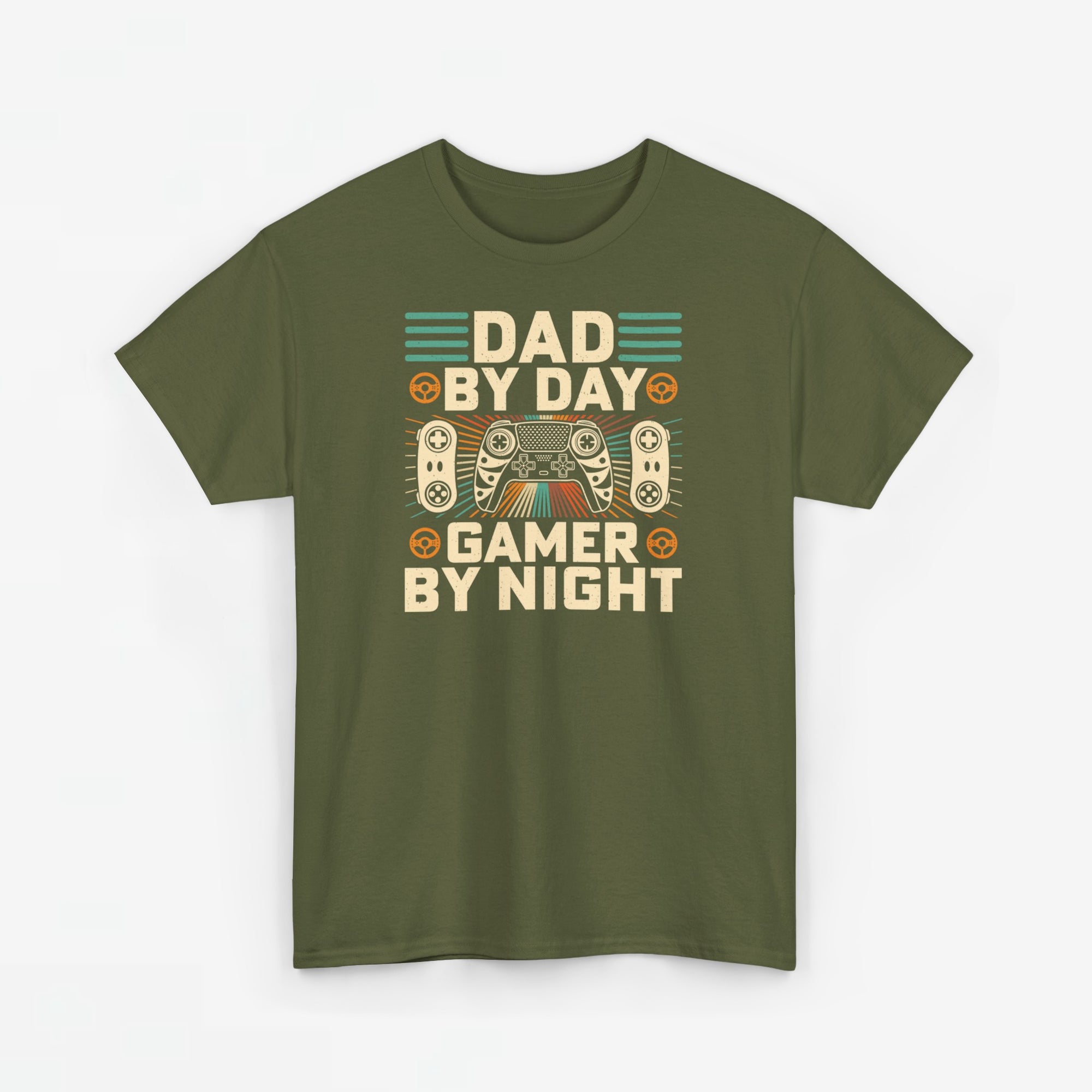 Vaderdag Papa Cadeau - T-shirt - Dad by Day, Gamer by Night - Oversized #6