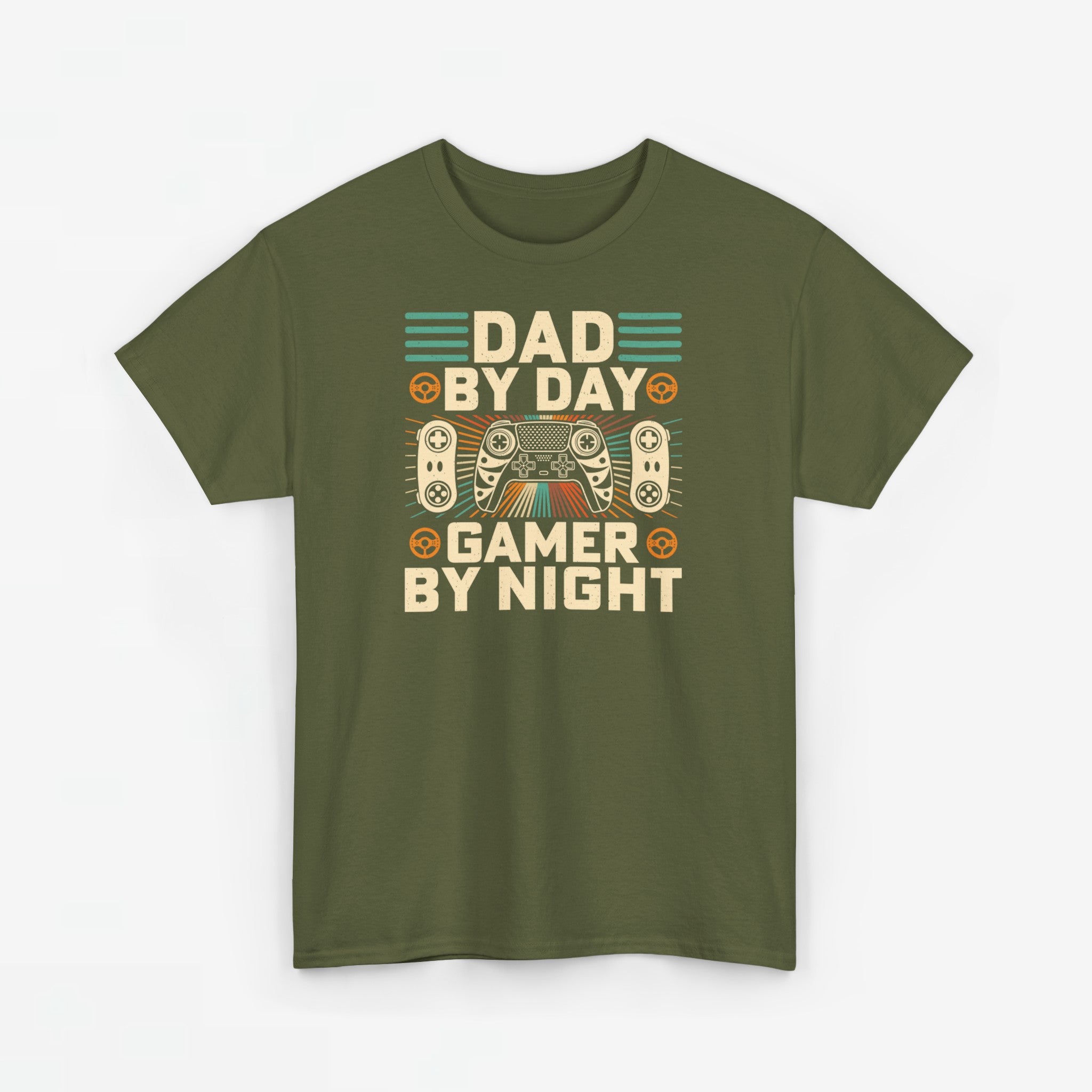 Vaderdag Papa Cadeau - T-shirt - Dad by Day, Gamer by Night - Oversized #6