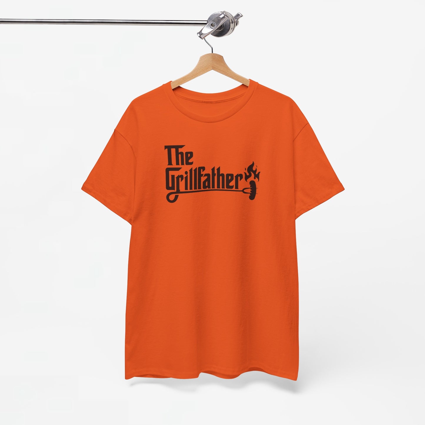 Vaderdag Papa Cadeau - T-shirt - The Grillfather (zwarte tekst) Oversized #2