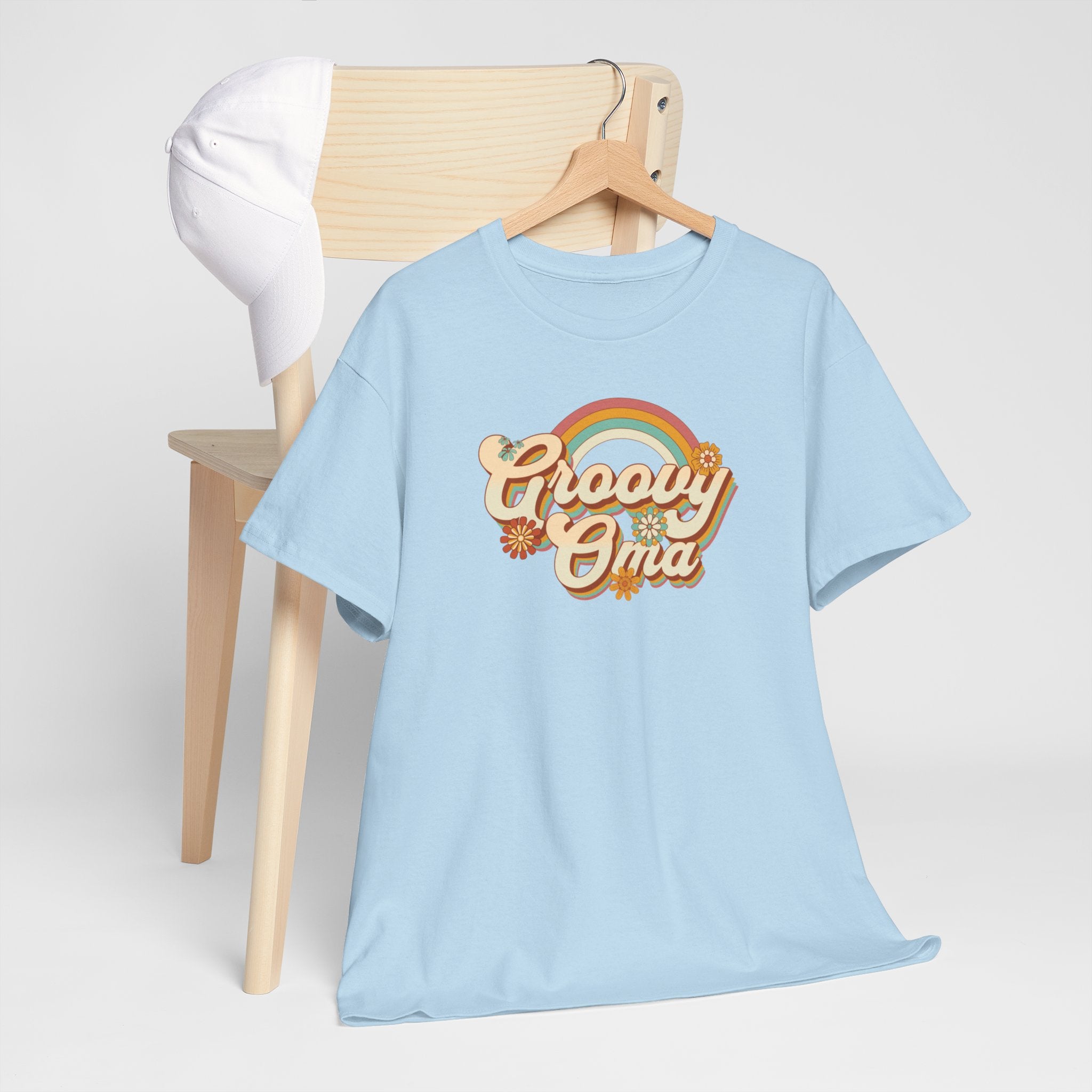 Moederdag Mama Cadeau - T-shirt - Groovy Oma - Oversized - #77