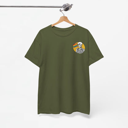 Gay Pride T-shirt - Skelet Pride Vlag - Back Print - Oversized #68