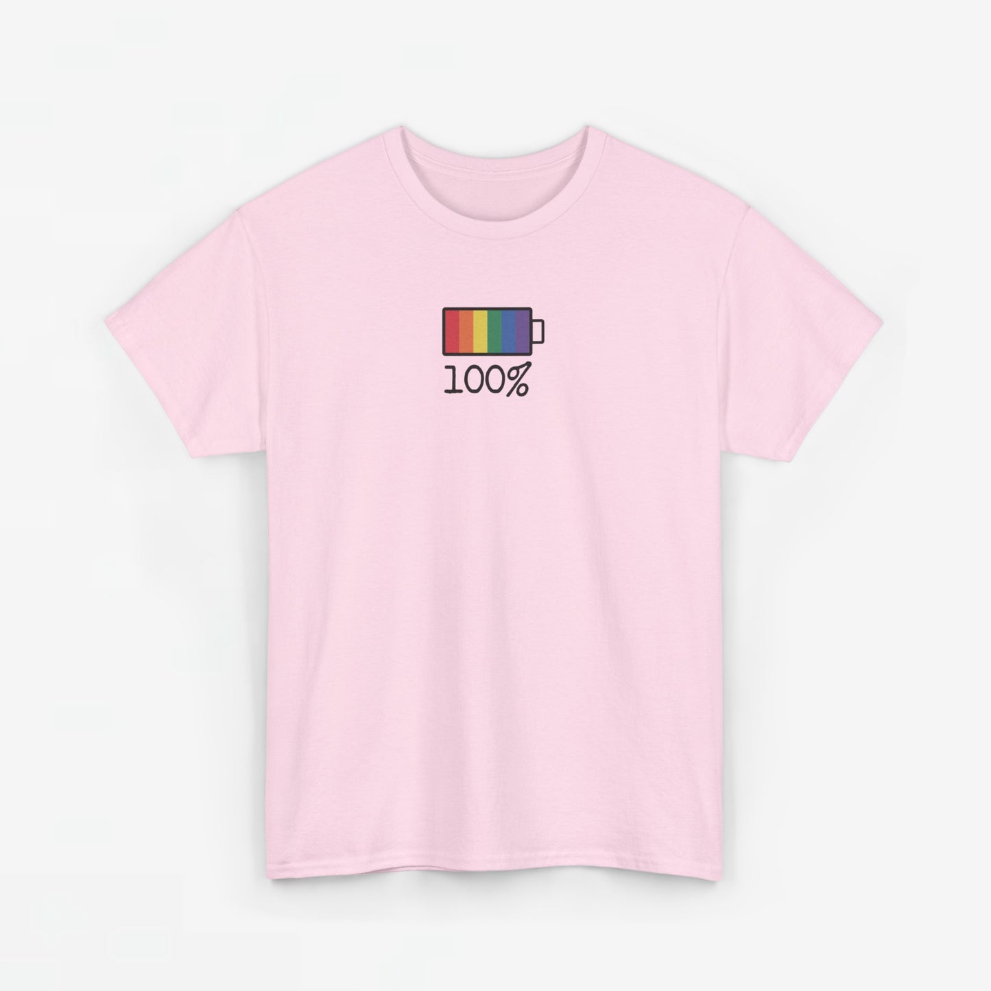 Gay Pride T-shirt - 100% Regenboog - Oversized #33