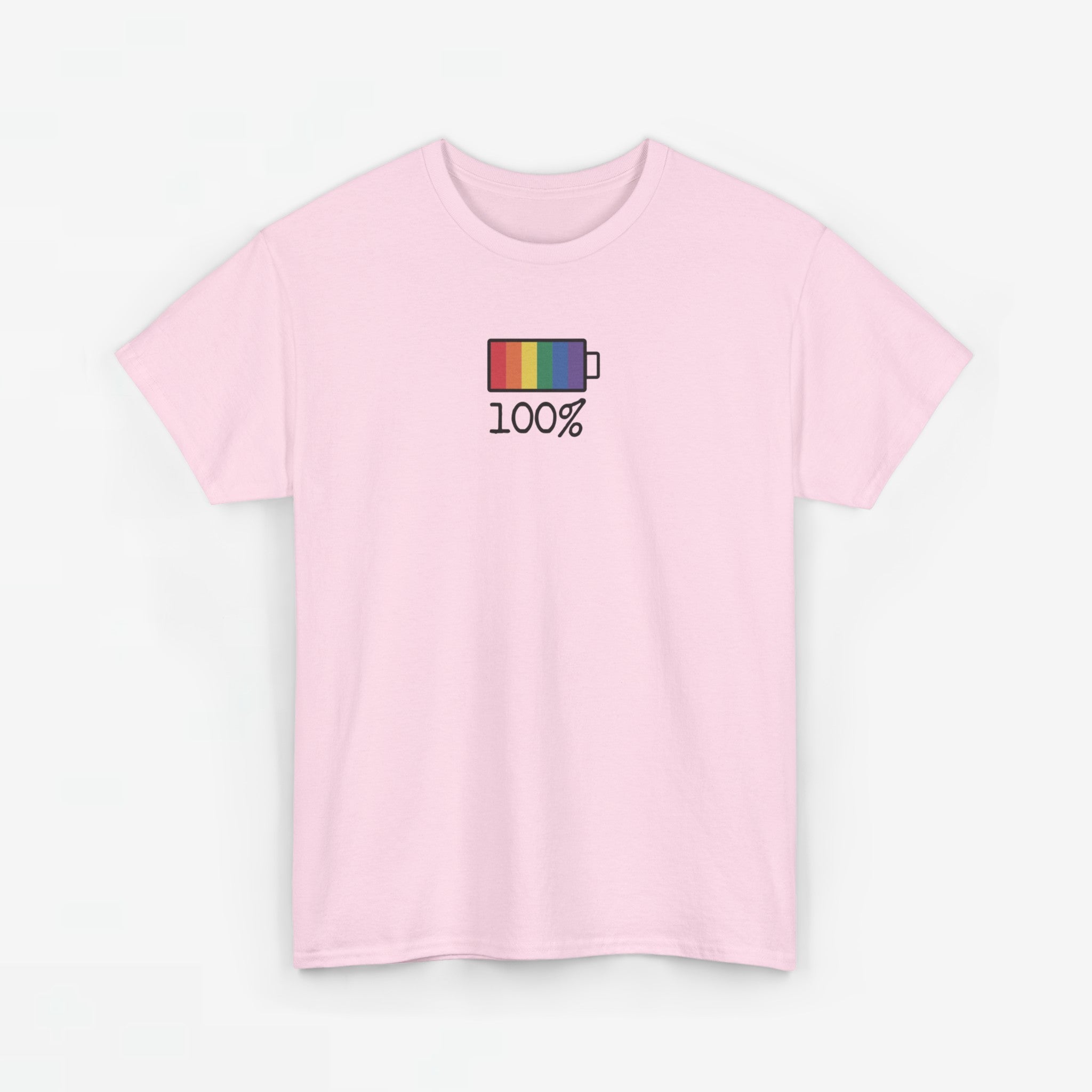 Gay Pride T-shirt - 100% Regenboog - Oversized #33