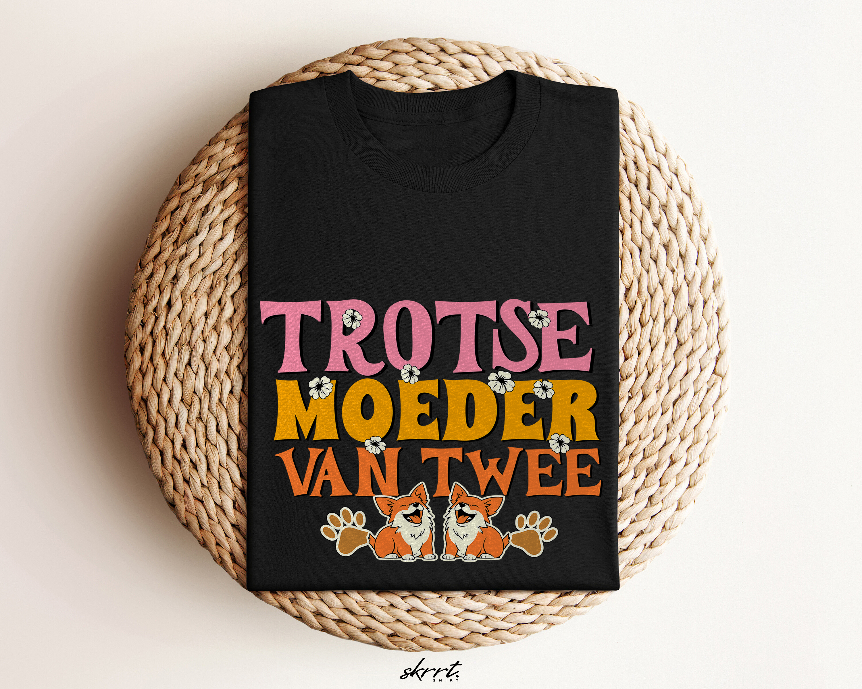Moederdag Mama Cadeau - T-shirt - Trotse Moeder van Twee - Oversized - #95