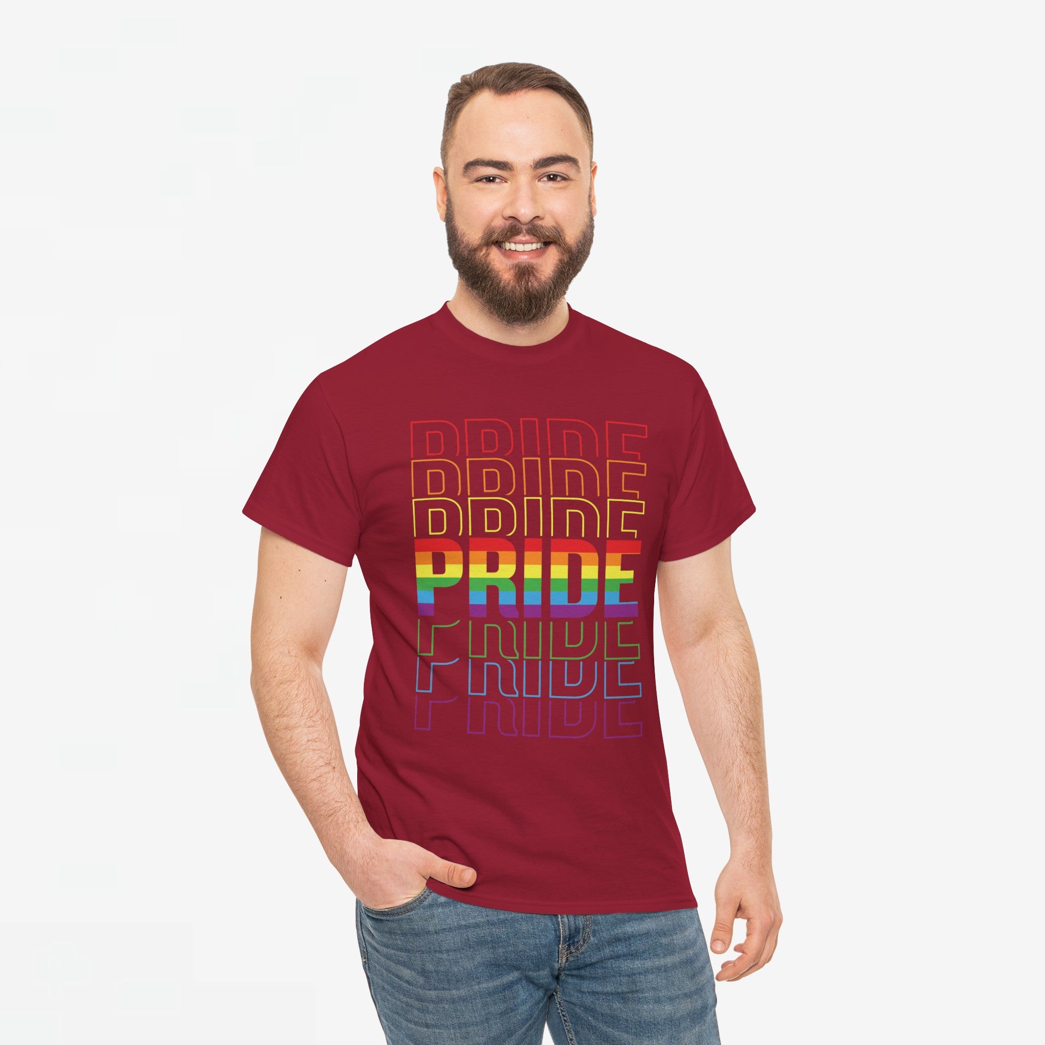 Gay Pride T-shirt - Pride Tekst - Oversized #51