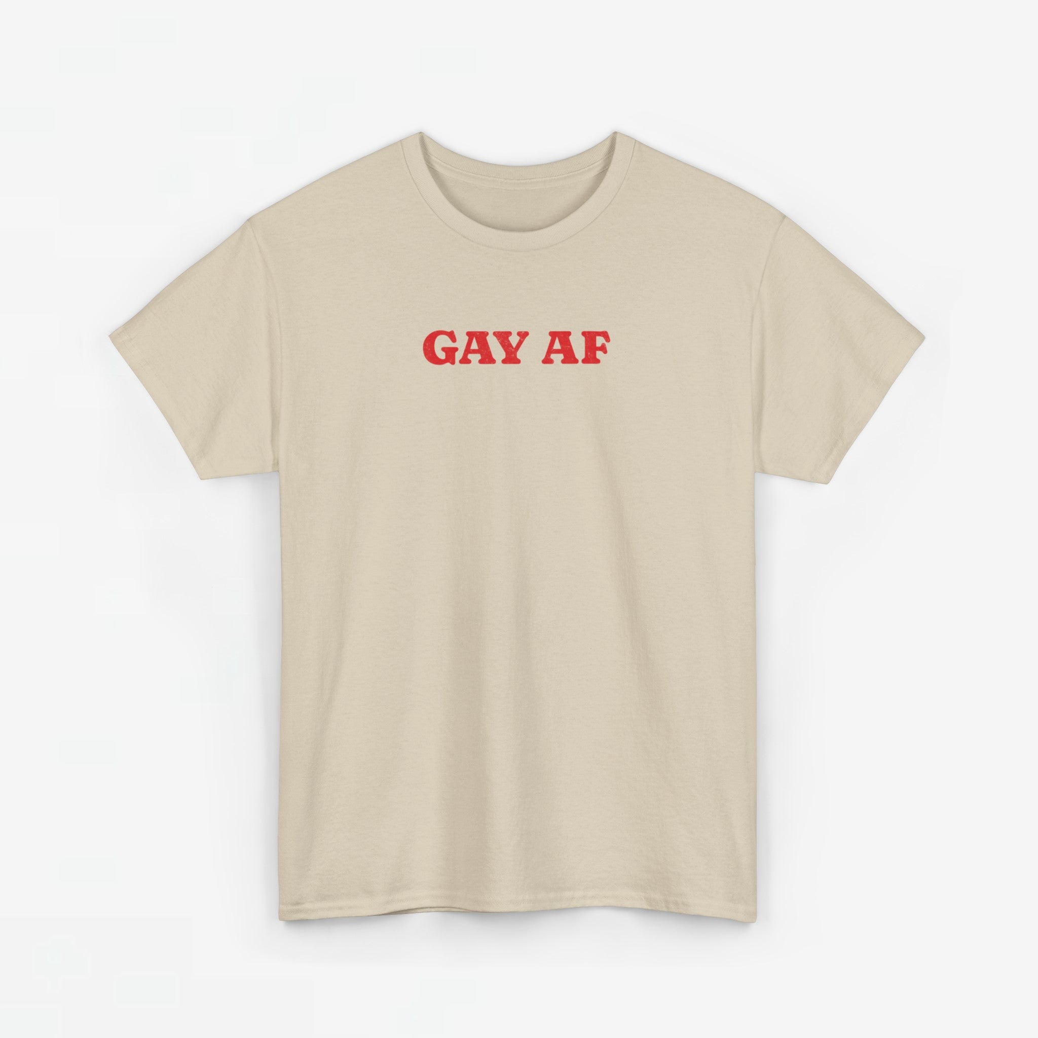 Gay Pride T-shirt -  Gay AF - Oversized Tee