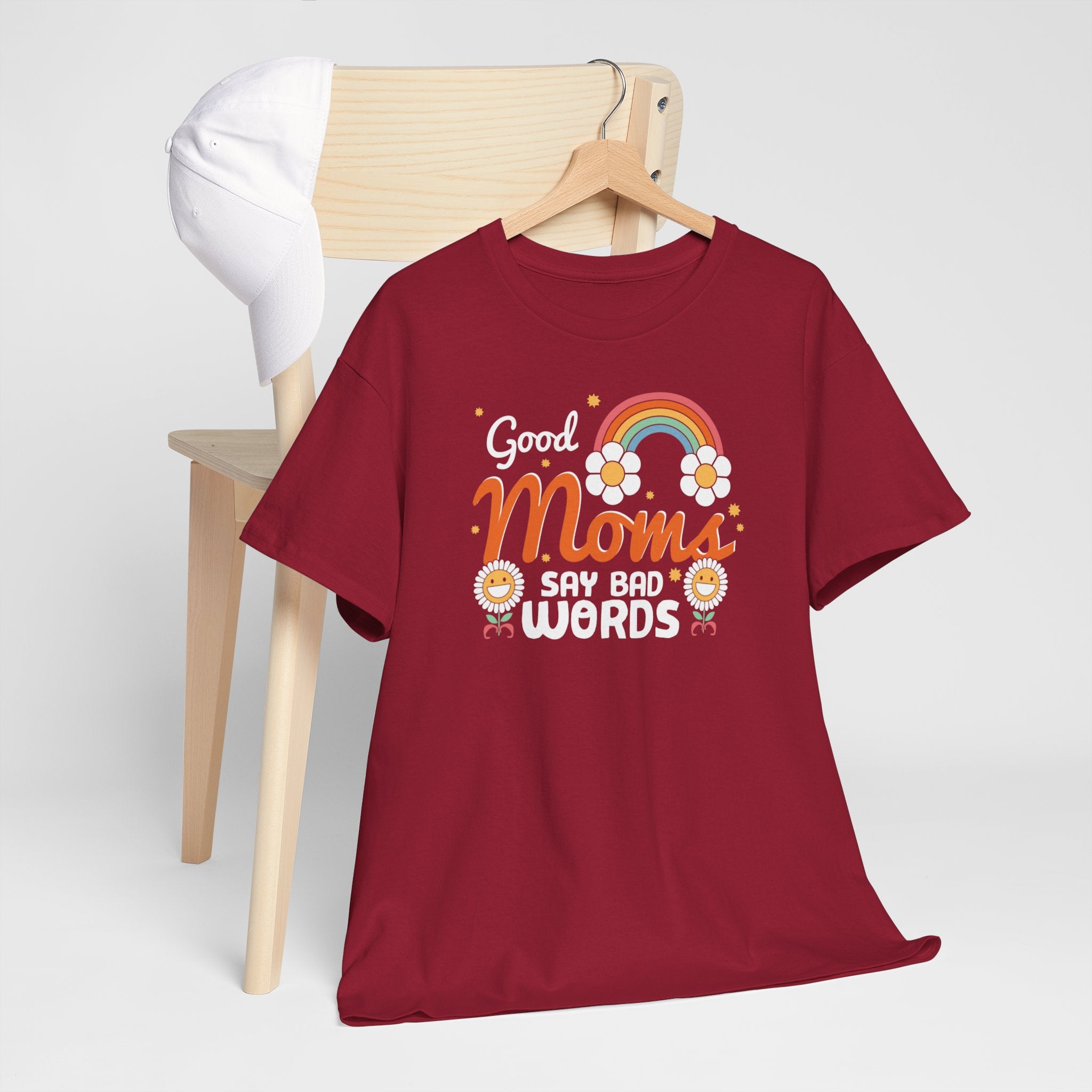 Moederdag Mama Cadeau - T-shirt - Good Moms Say Bad Words - Oversized - #38