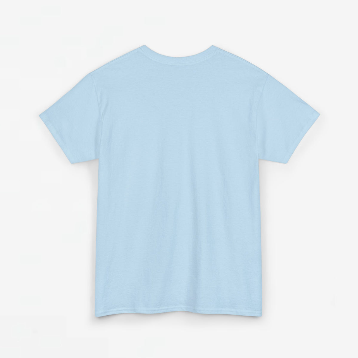 Oversized T-shirt voor mama in lichtblauw, effen zonder opdruk