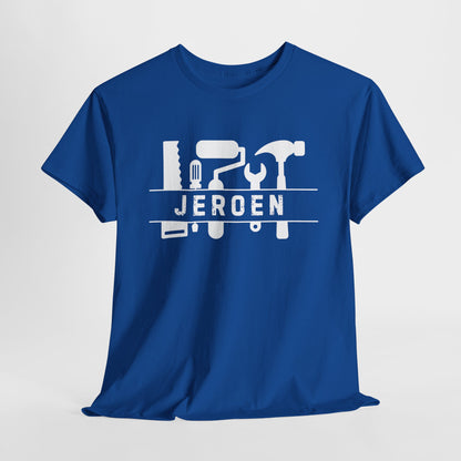 Gepersonaliseerde Vaderdag Papa Cadeau - T-shirt - Klusser Met Naam