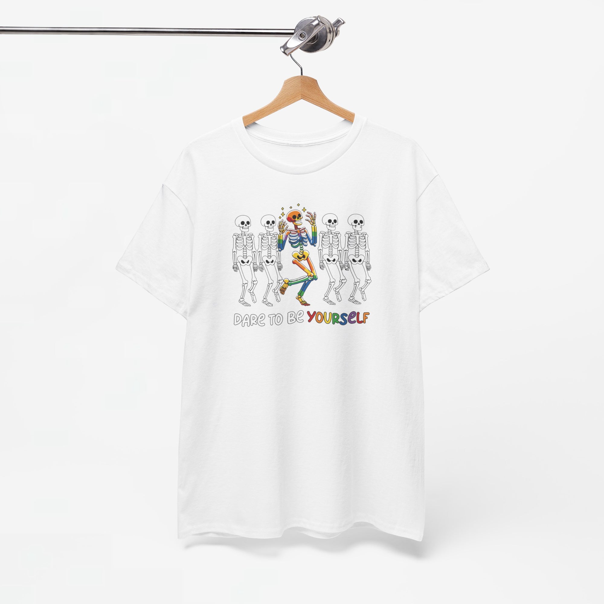 Gay Pride T-shirt - Dare To Be Yourself - Oversized #11