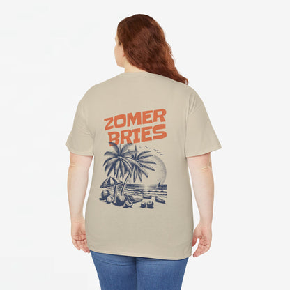 Zomer T-shirt voor Dames - Skrrtshirt Zomervakantie Oversized Tee #8 - Zomer Bries