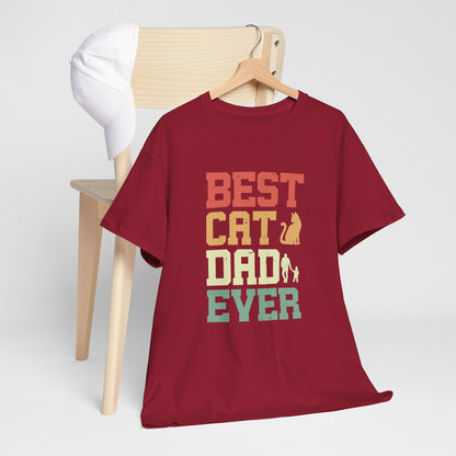 Vaderdag Papa Cadeau - T-shirt - Best Cat Dad Ever - Oversized #33