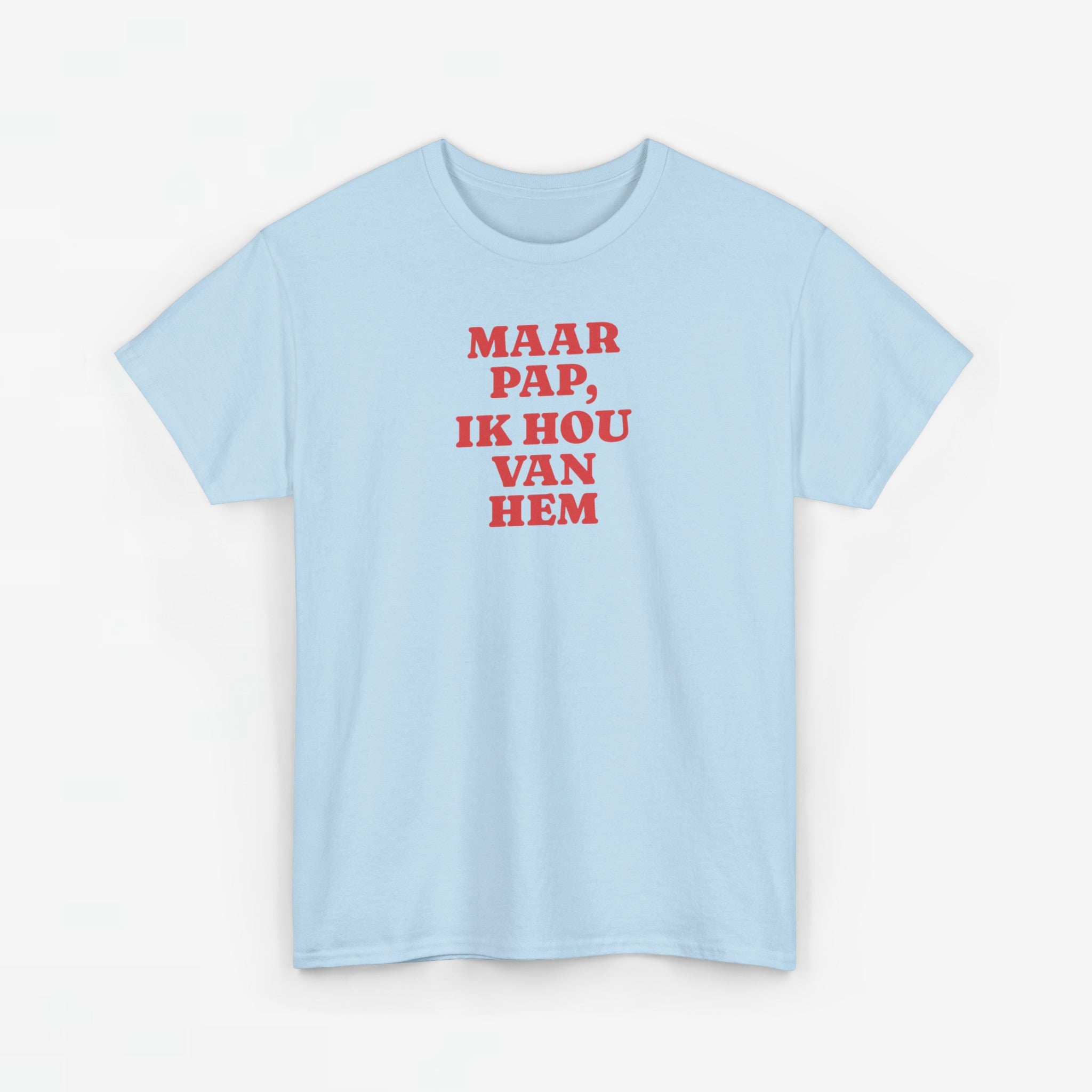 Gay Pride T-shirt -  Maar Pap, Ik Hou Van Hem - Oversized Tee