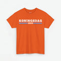Koningsdag 2024 - witte tekst | Front Print | Koningsdag T-shirt | Oversized | Dames