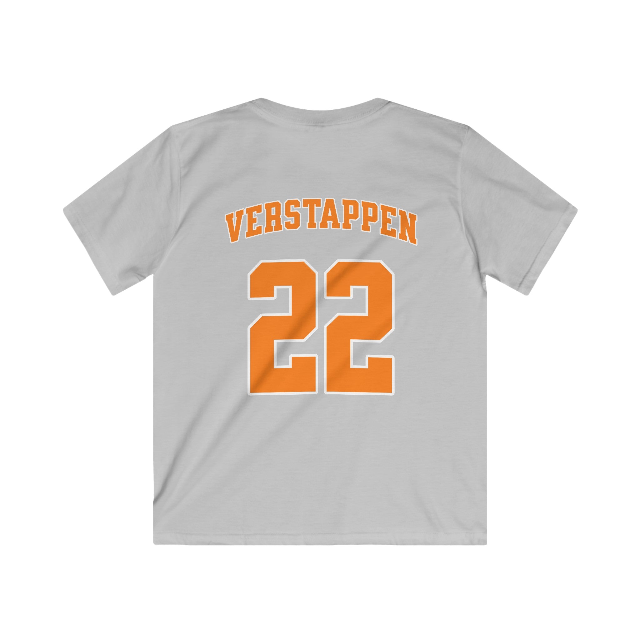 Kind Voetbal T-shirt - EK, WK en Koningsdag Kinderkleding - Personaliseer met Naam & Rugnummer - ORANJE met Leeuw