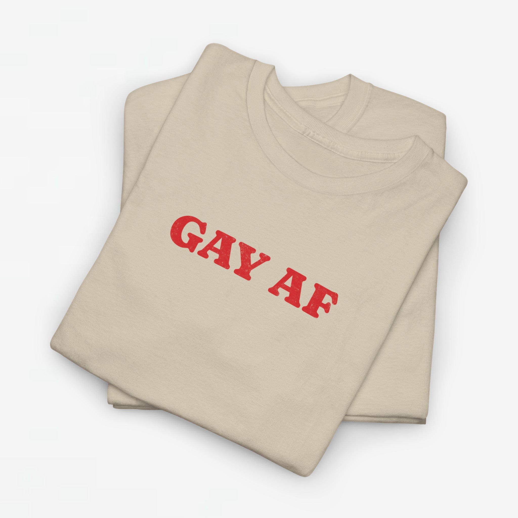 Gay Pride T-shirt -  Gay AF - Oversized Tee